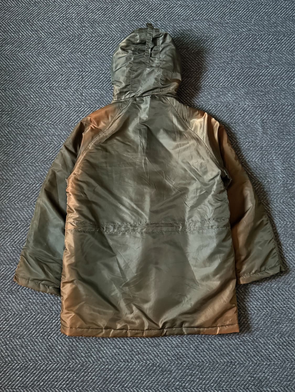 90s VIRGIN VOYAGE 선페이드 N3-B 밀리터리 파카(105) 상품이미지8