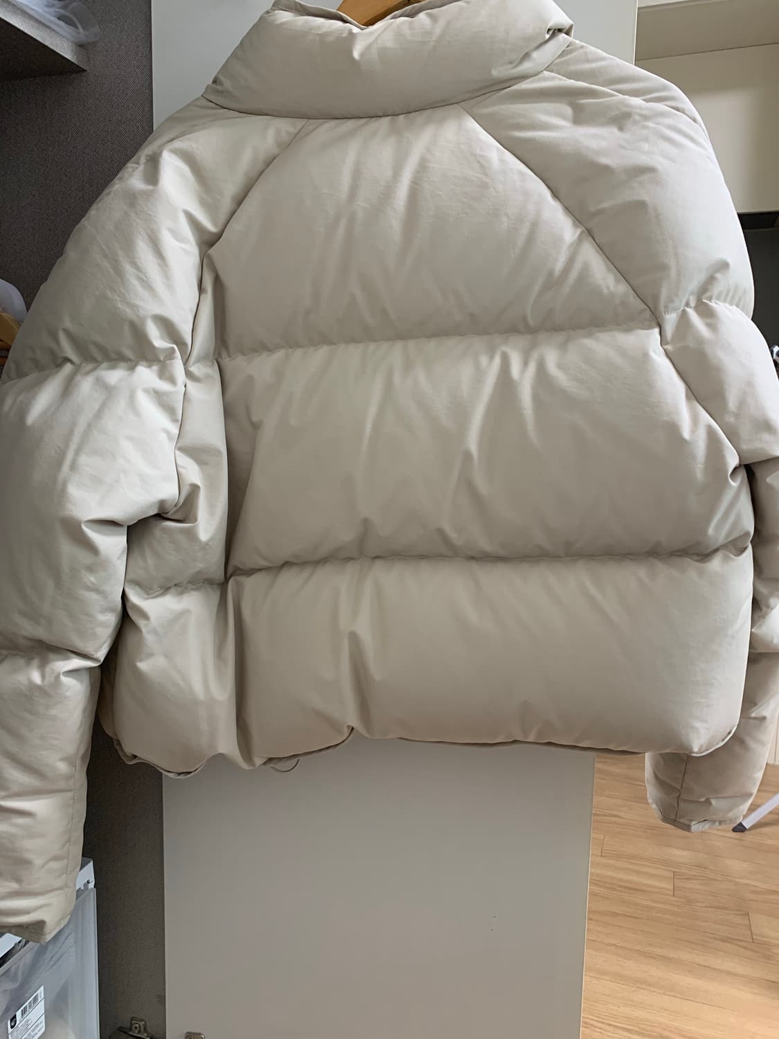 낫띵리튼 패딩 Cropped string puffer jacket 패딩 상품이미지6