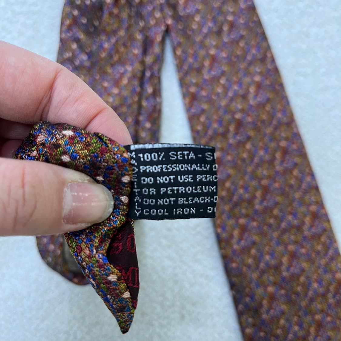 F 미쏘니 멀티컬러 넥타이 0316M 상품이미지2