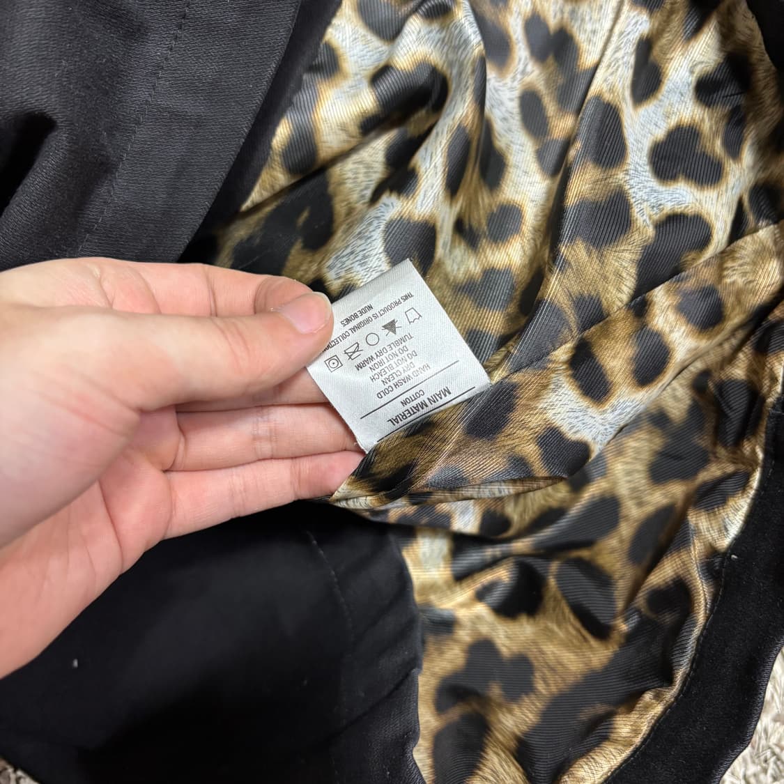 L 누드본즈 블랙 M65 밀리터리 자켓 상품이미지8