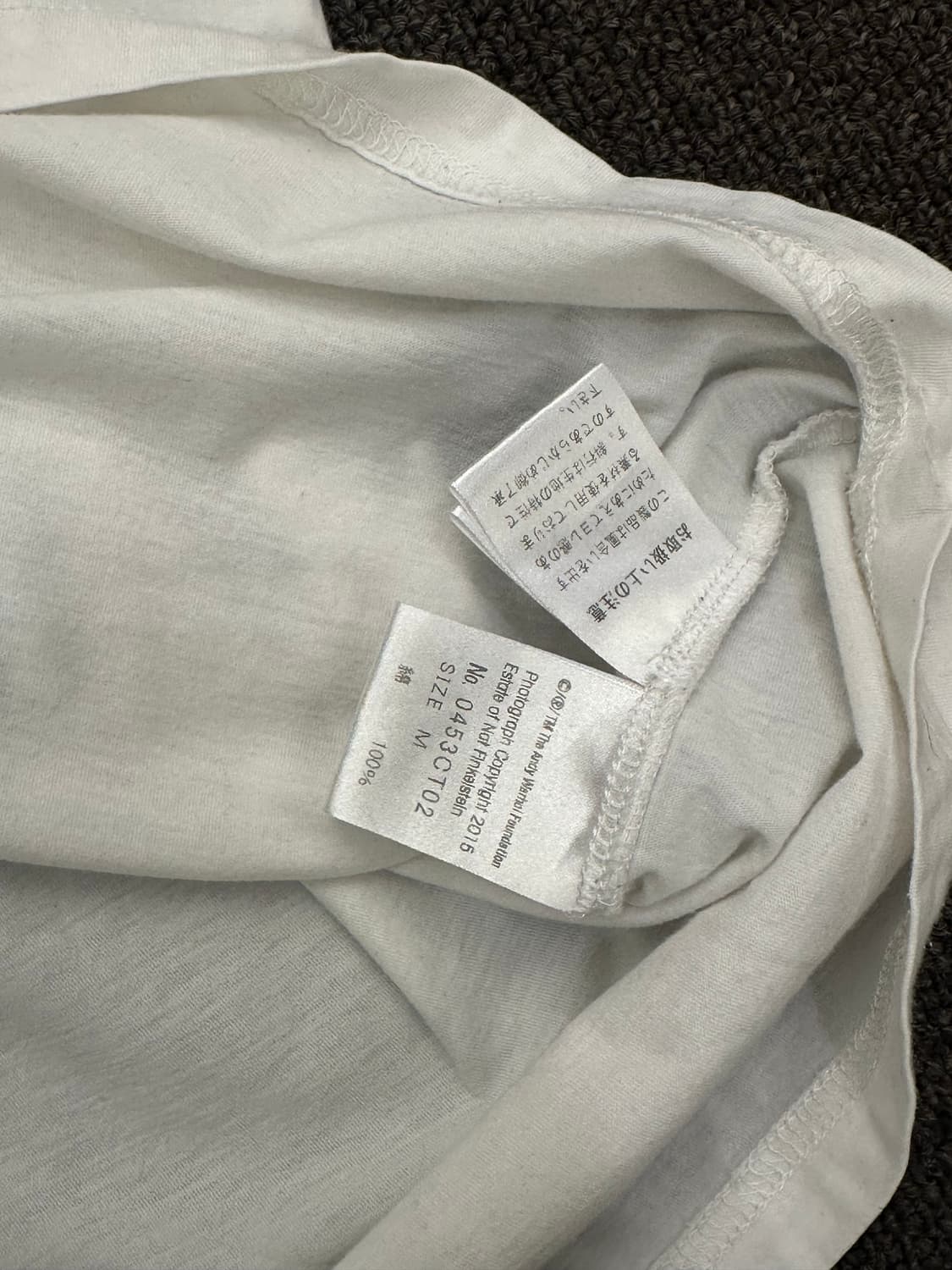 M)히스테릭 글래머x앤디워홀 빈티지 프린팅 락 반팔 상품이미지5