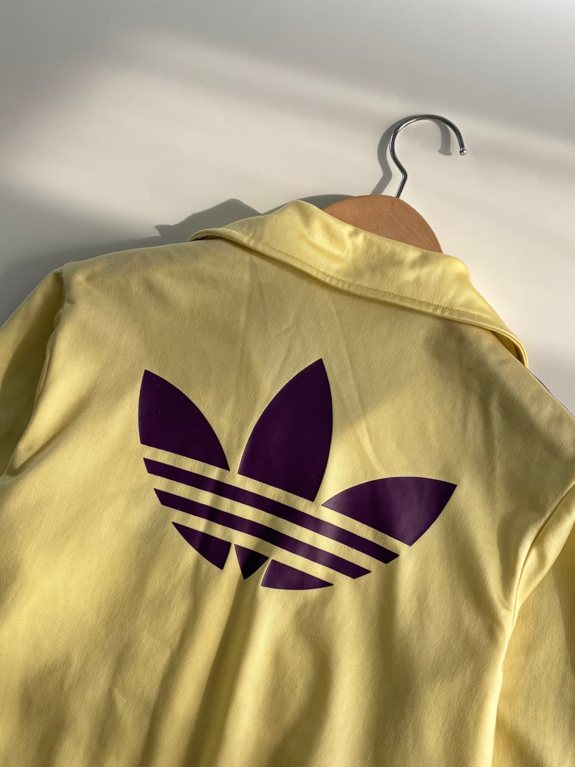 Adidas 아디다스 레몬 옐로우 퍼플 트랙탑 상품이미지4