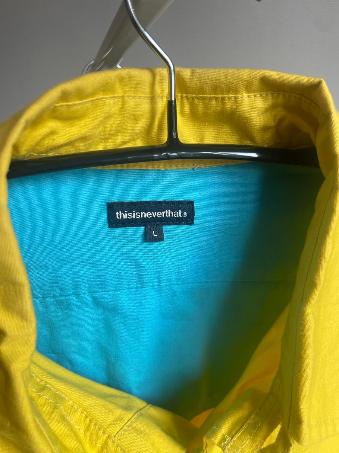 디스이즈네버댓 옐로우 셔츠 L 상품이미지3