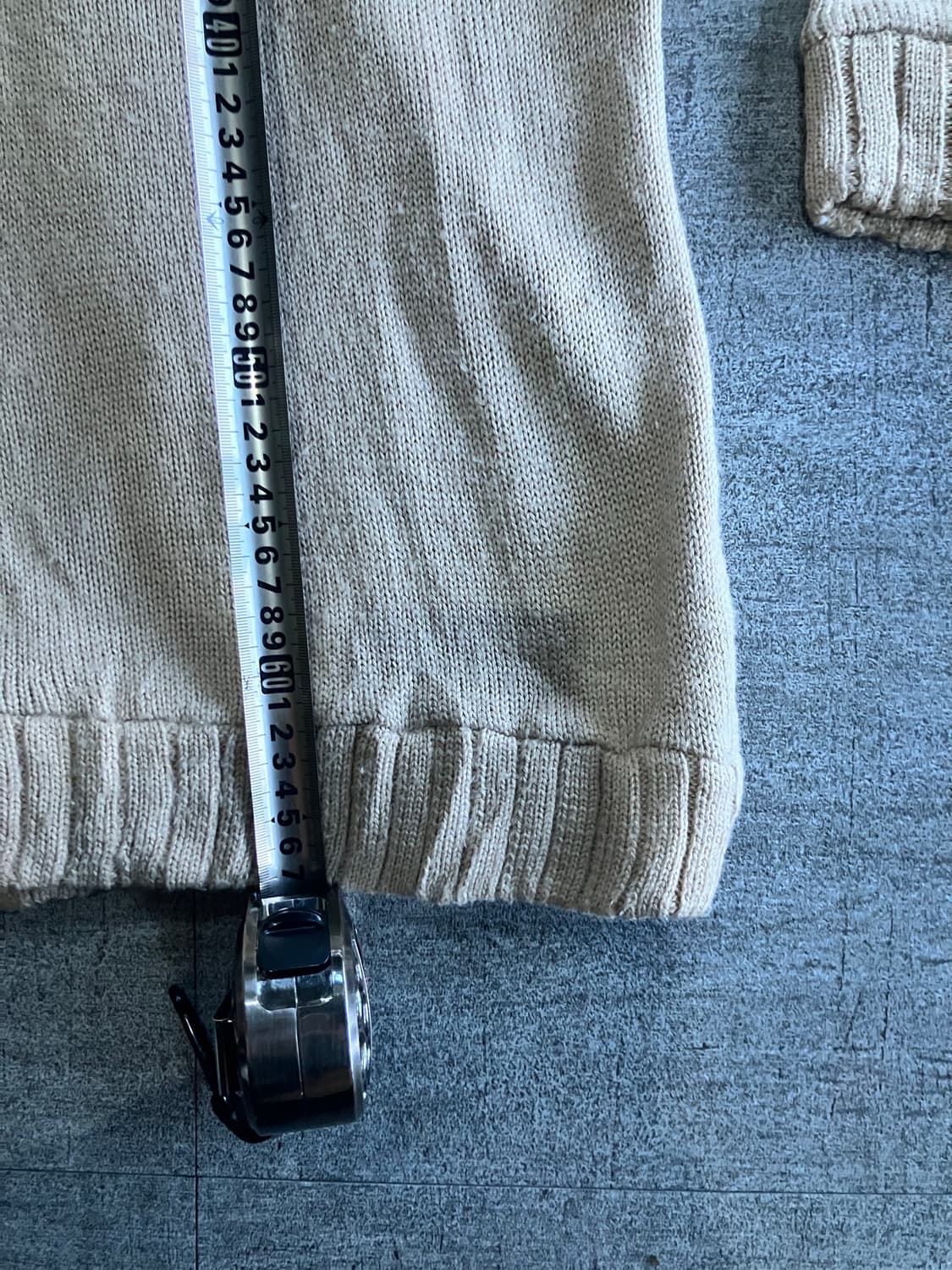 일본빈티지 Natural 올드스쿨아메카지 혁오풍 레오파드 니트스웨터 상품이미지3