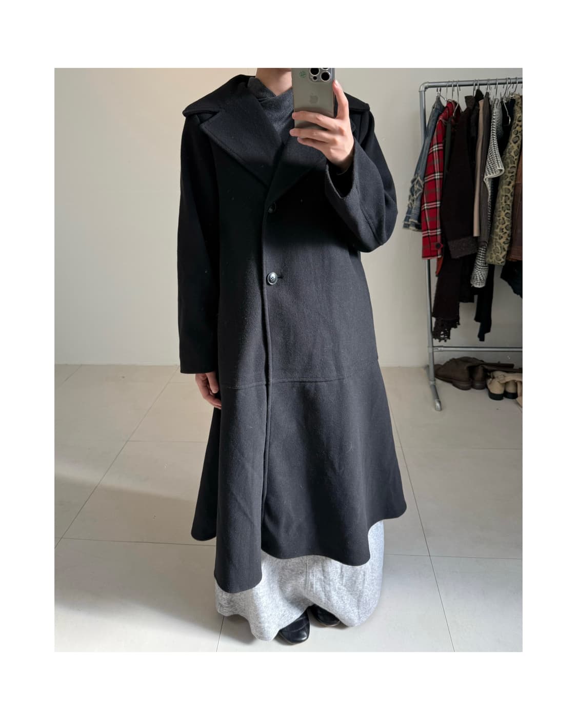 빈티지 후디 코트 상품이미지3