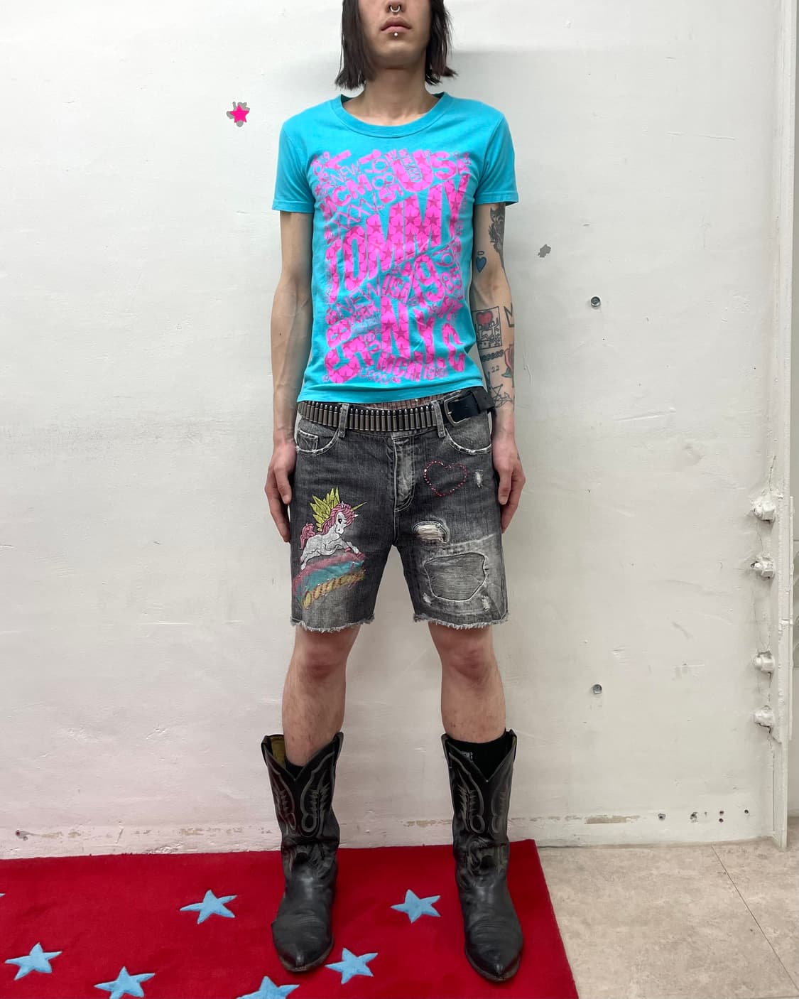 Tommy Star Blue T-shirt 상품이미지2