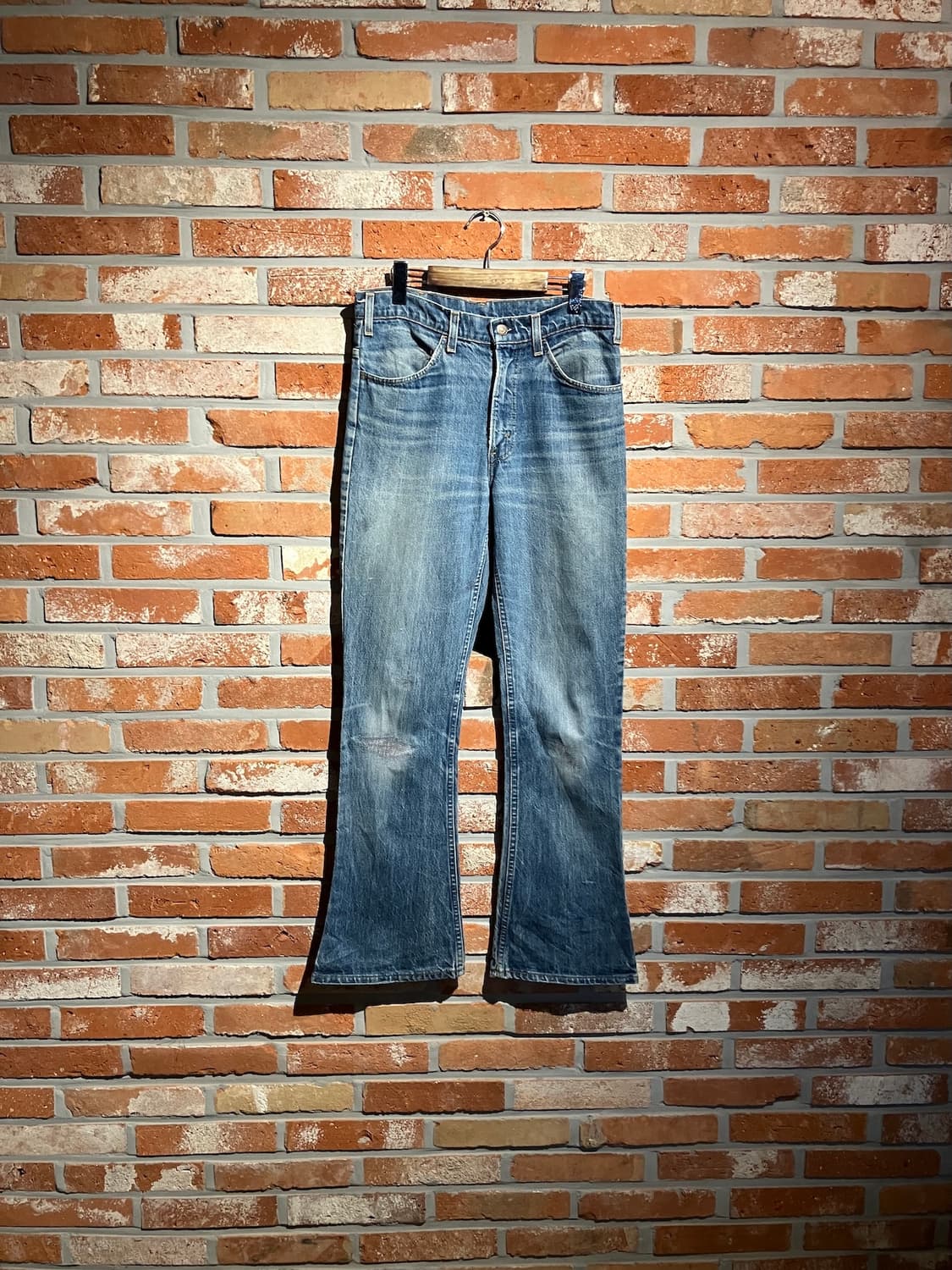 80s USA 빈티지 리바이스 646 벨바텀 부츠컷 데님 팬츠 상품이미지1