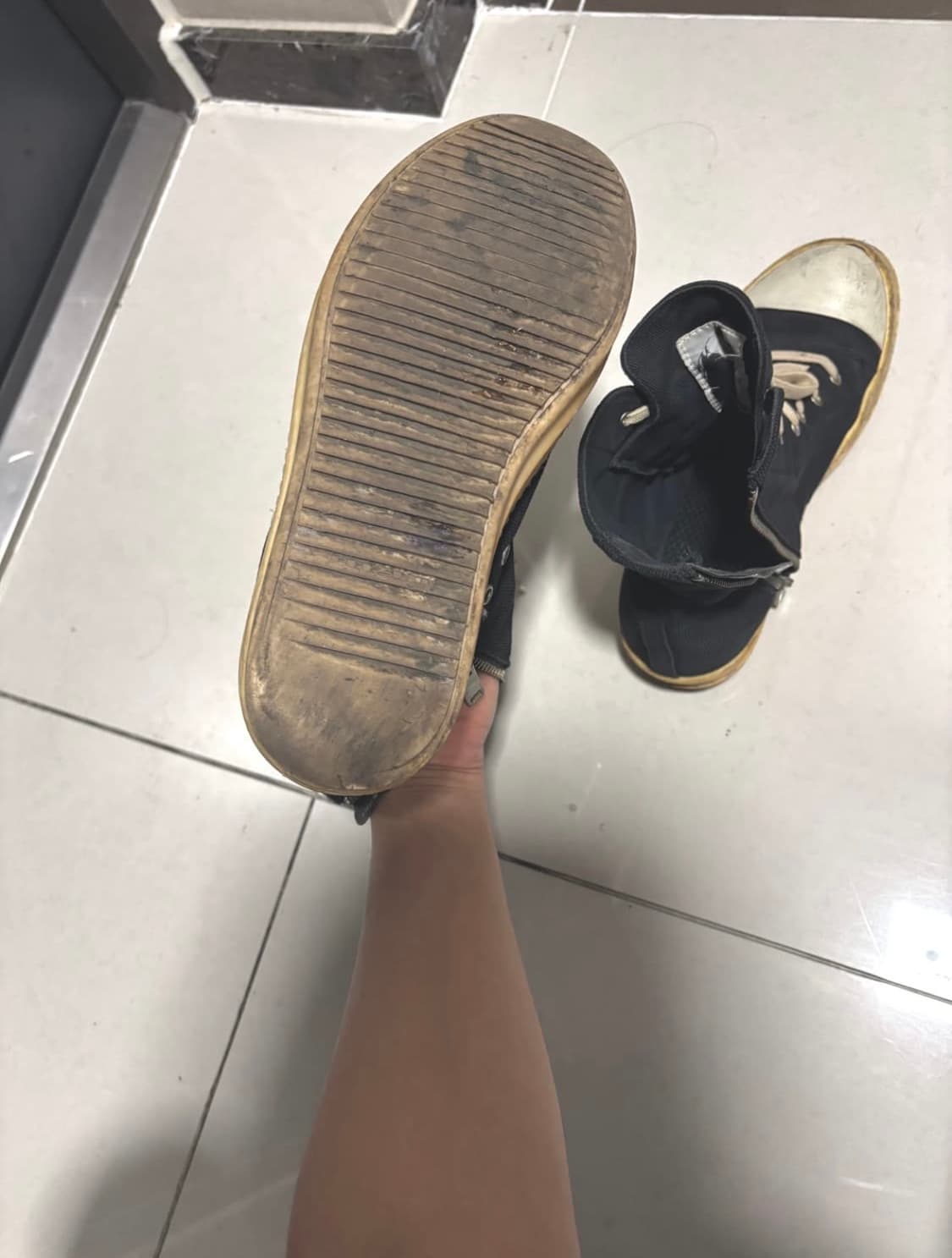 릭오웬스 다크쉐도우 라모네스 하이탑 15-16FW 41 상품이미지5