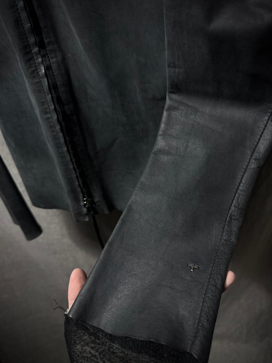 M.A+ Maurizio Amadei Leather Jacket 상품이미지7