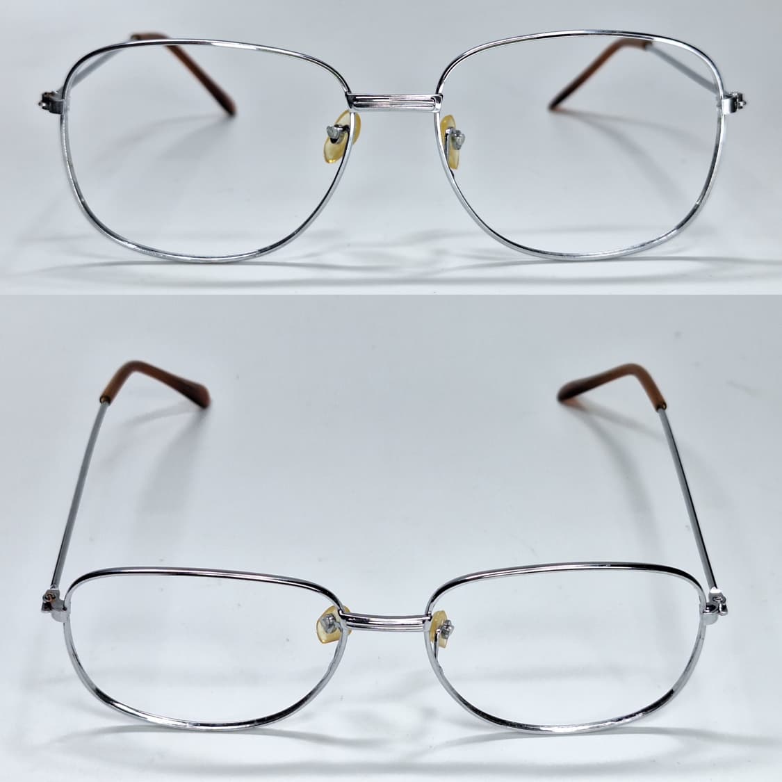 80s 일본 빈티지 스퀘어 안경테 136mm 클래식 레트로 복고 수입 상품이미지6