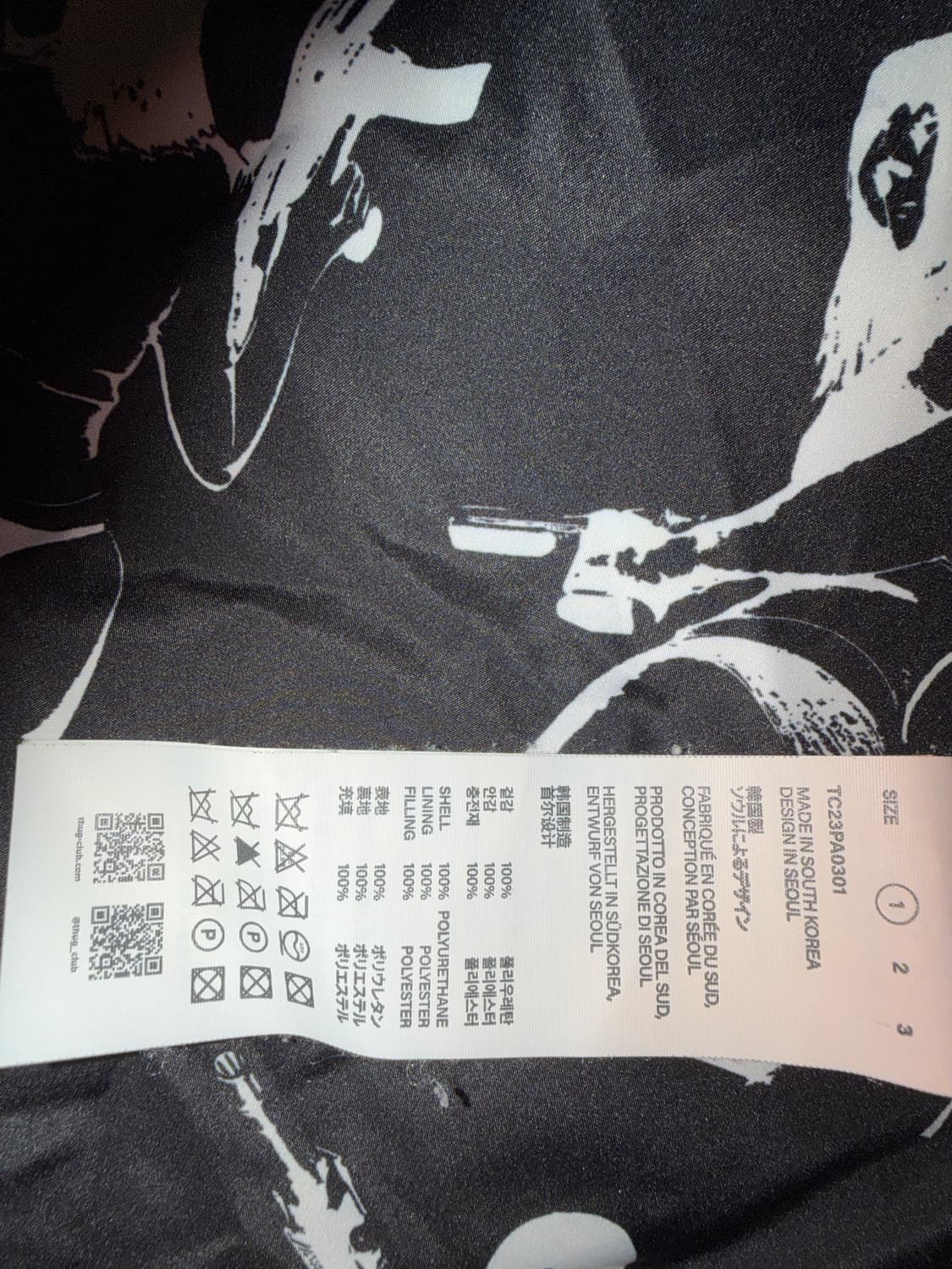 떠그클럽 패딩 1사이즈 상품이미지3