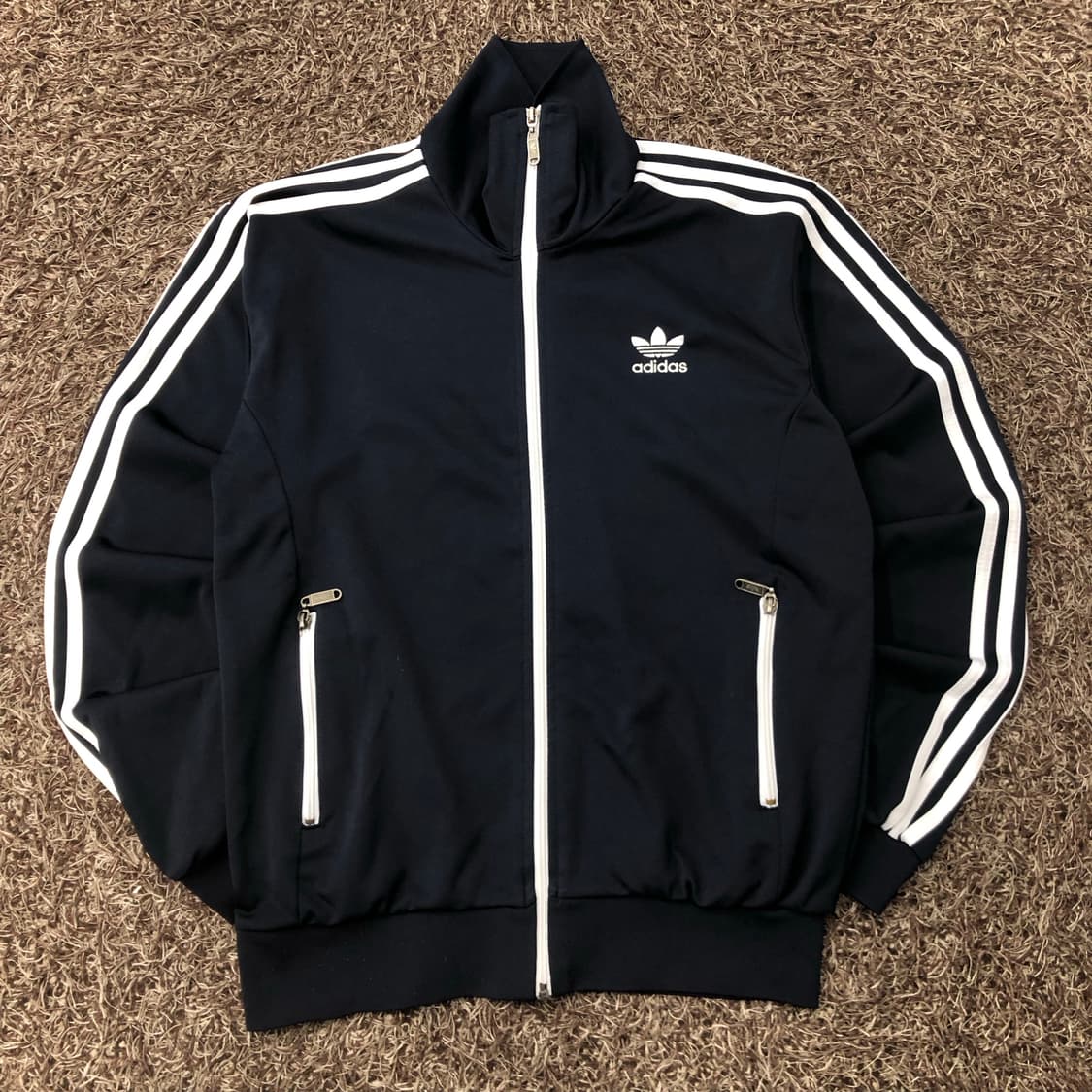 아디다스 90s 데상트 파이어버드 네이비 져지 트랙 자켓 상품이미지1