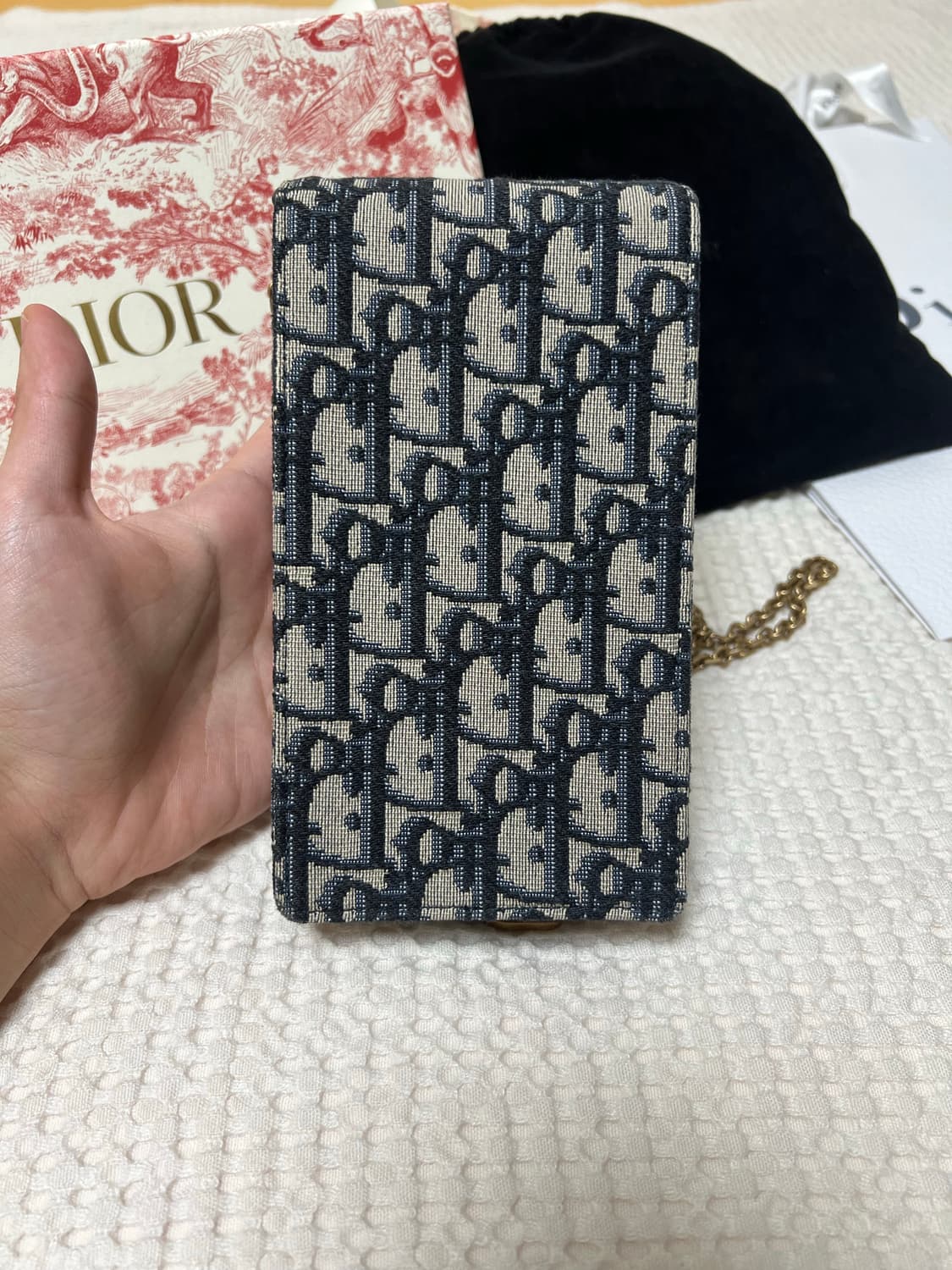 디올 오블리크 새들 버티컬백 상품이미지3