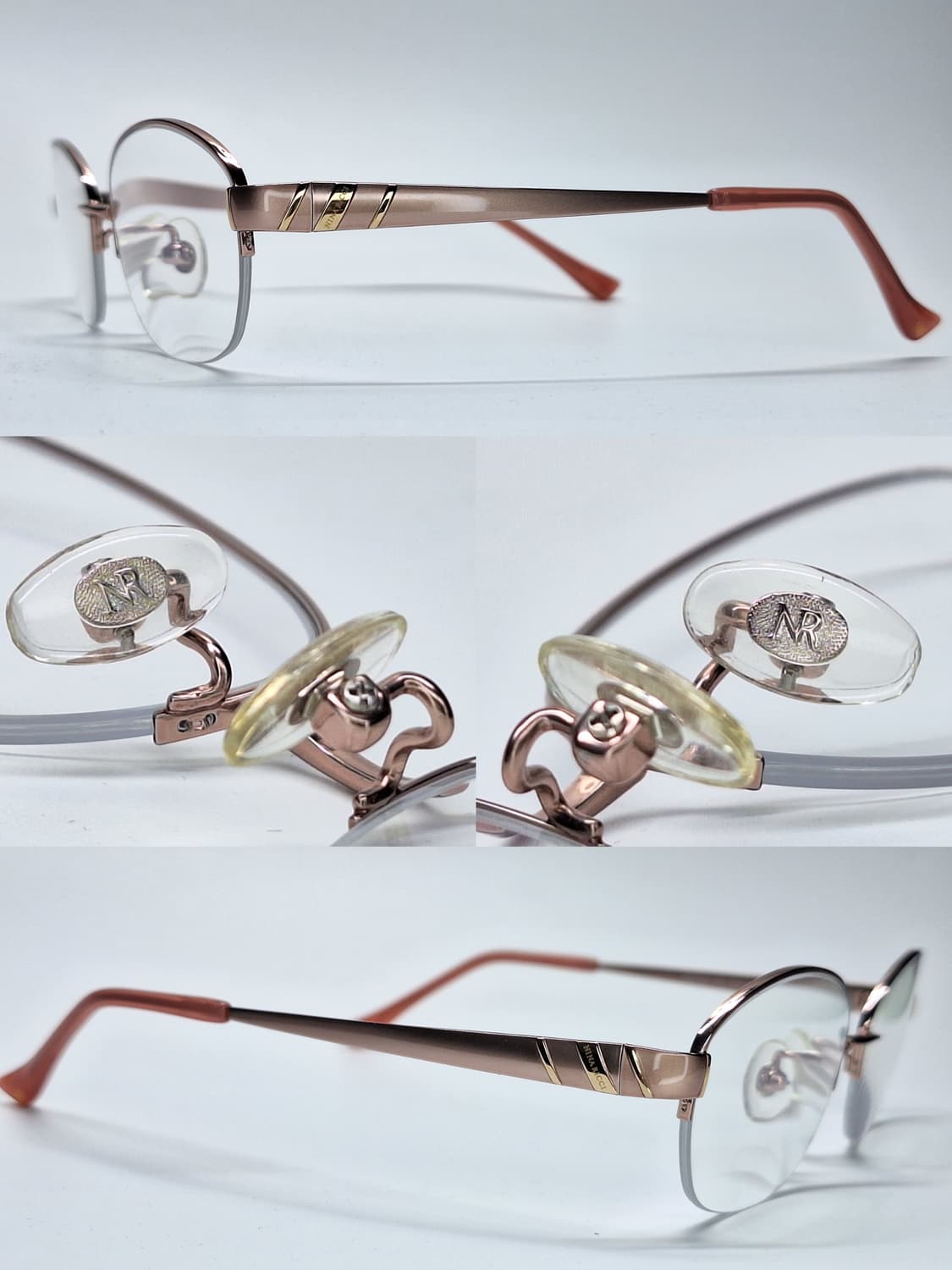 니나 리치 NINA RICCI NR27527 티타늄 반무테 안경테/일본  상품이미지7