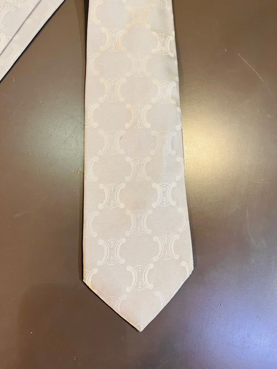 셀린느 트리오페 패턴 실크 넥타이 (이탈리아) 상품이미지5