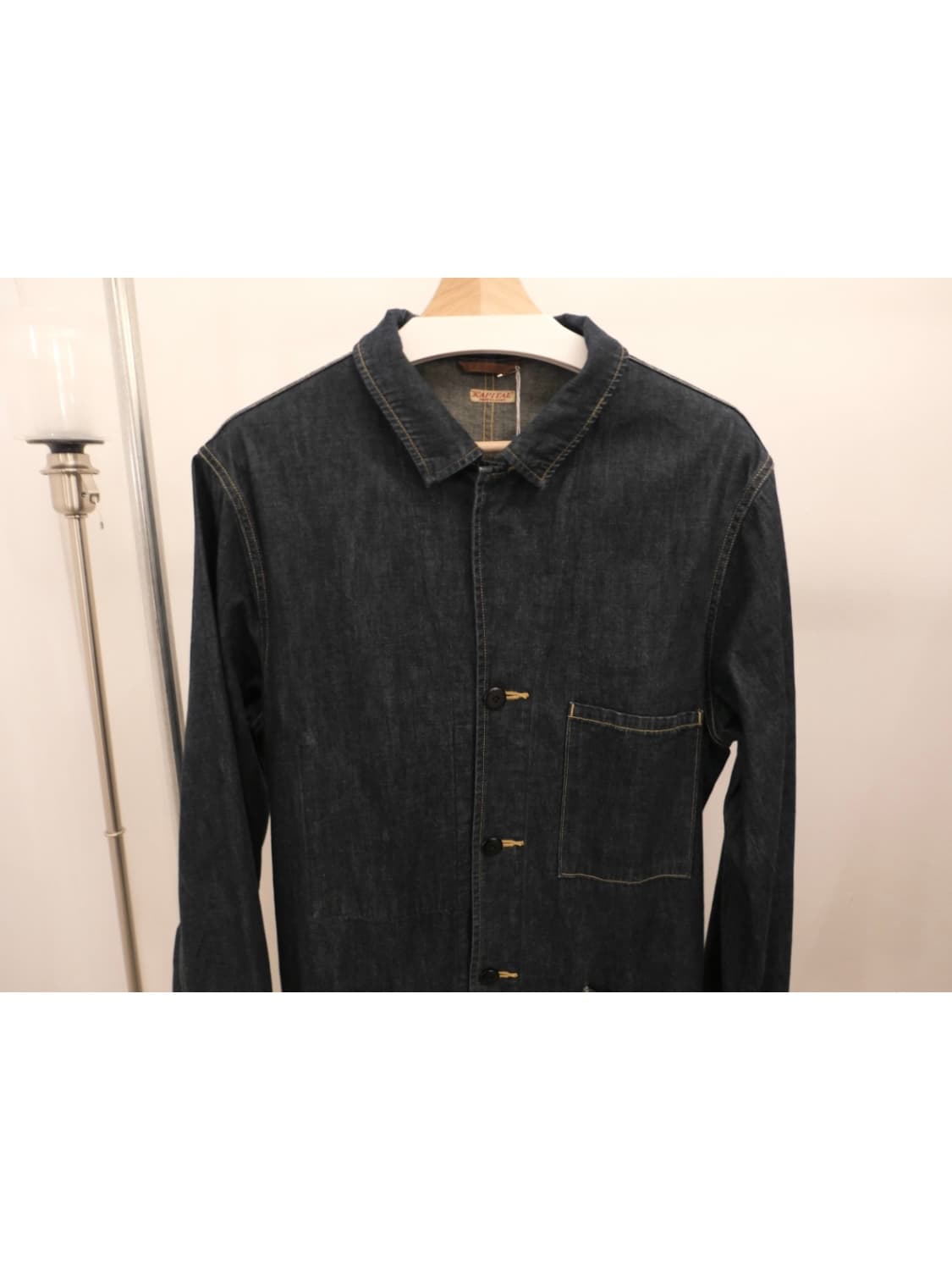 캐피탈 데님 코트 상품이미지2