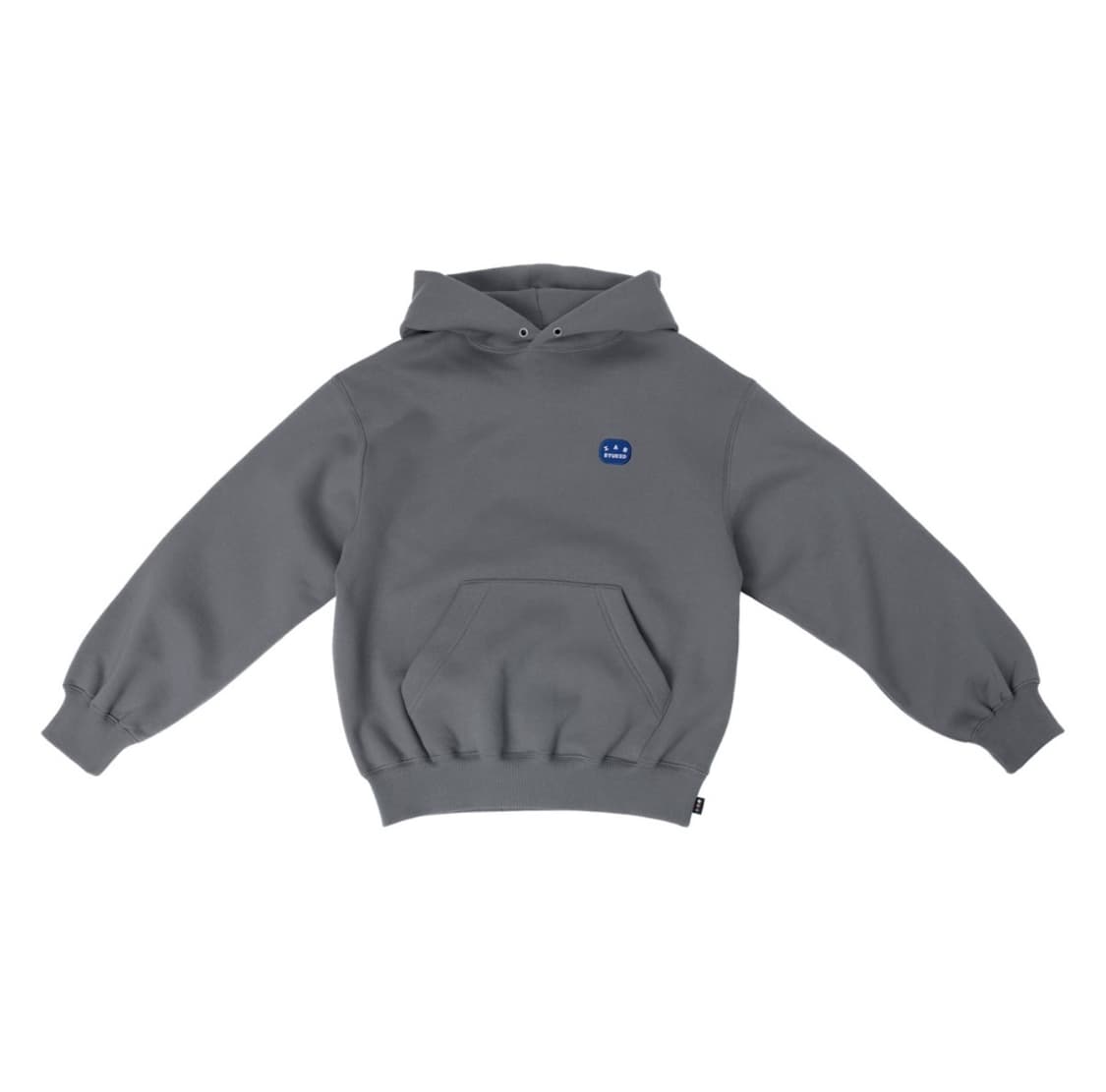 [S,M,L,XL] 아이앱 스튜디오 아이앱 패치 후디 그레이 상품이미지1