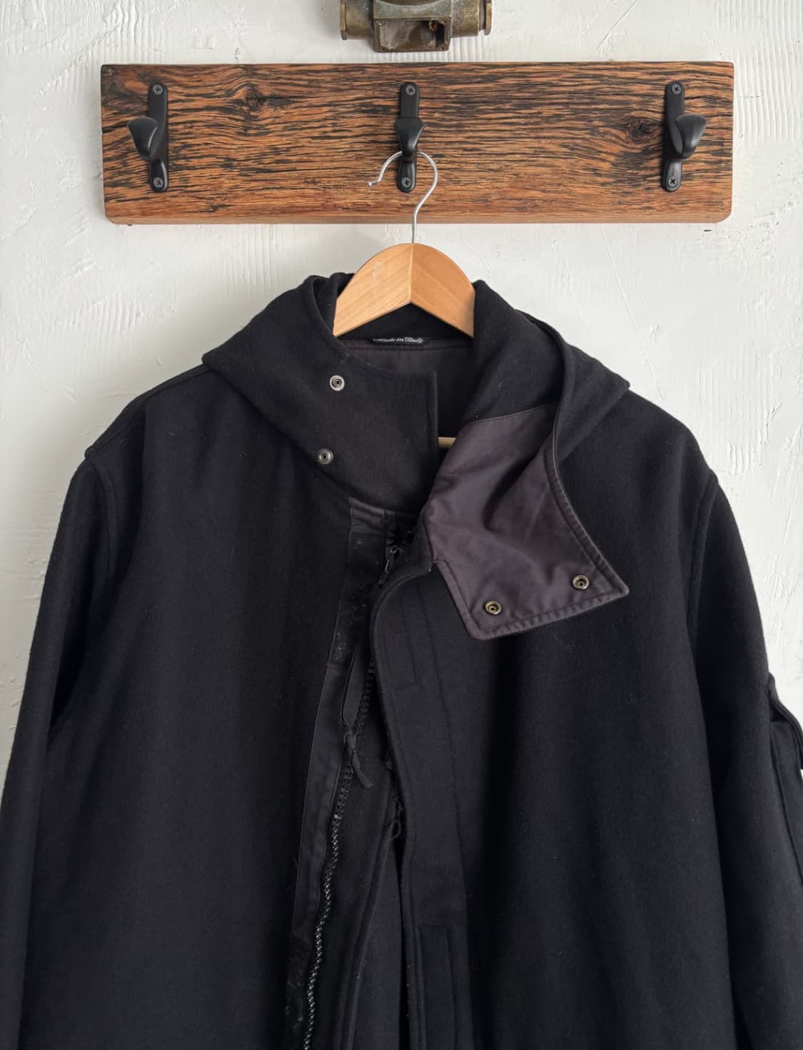 C.P. Company CP 컴퍼니 후드 롱 울 코트 상품이미지4