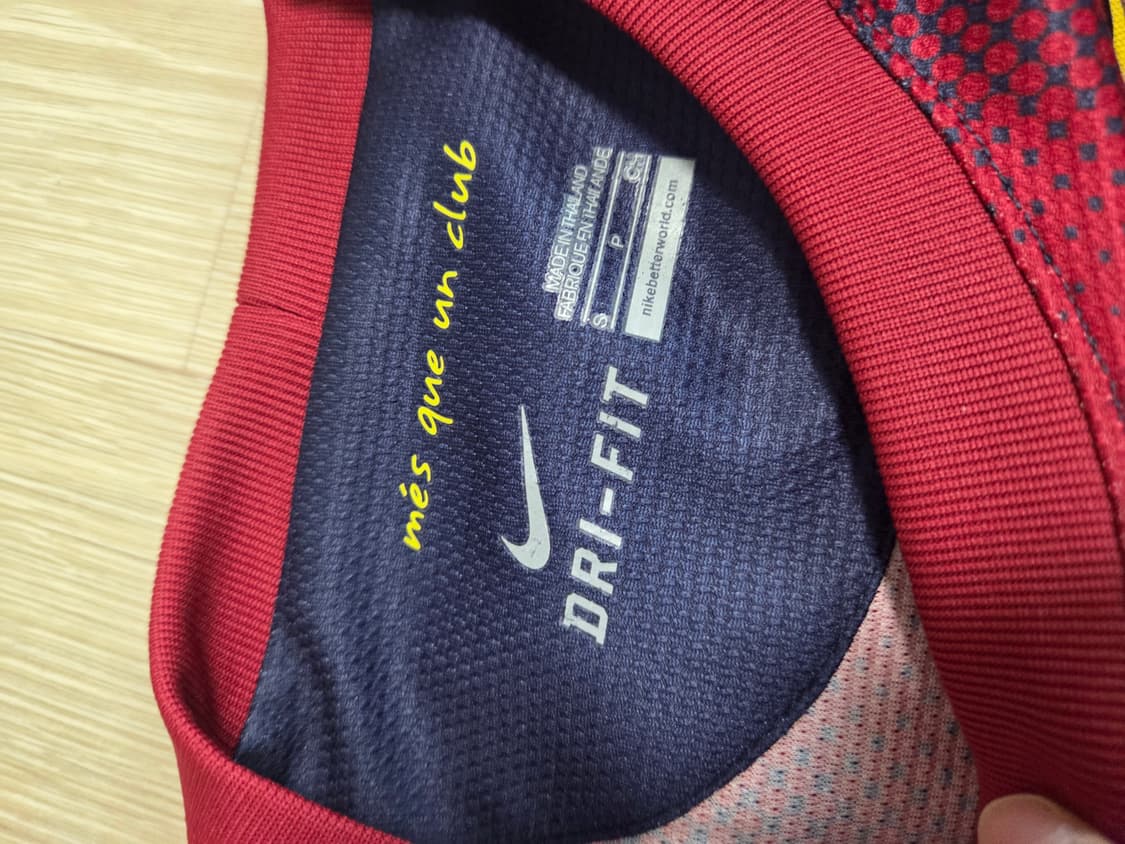 바르셀로나 12 13 메시 유니폼 긴팔 해외S 올오피셜 마킹 상품이미지8