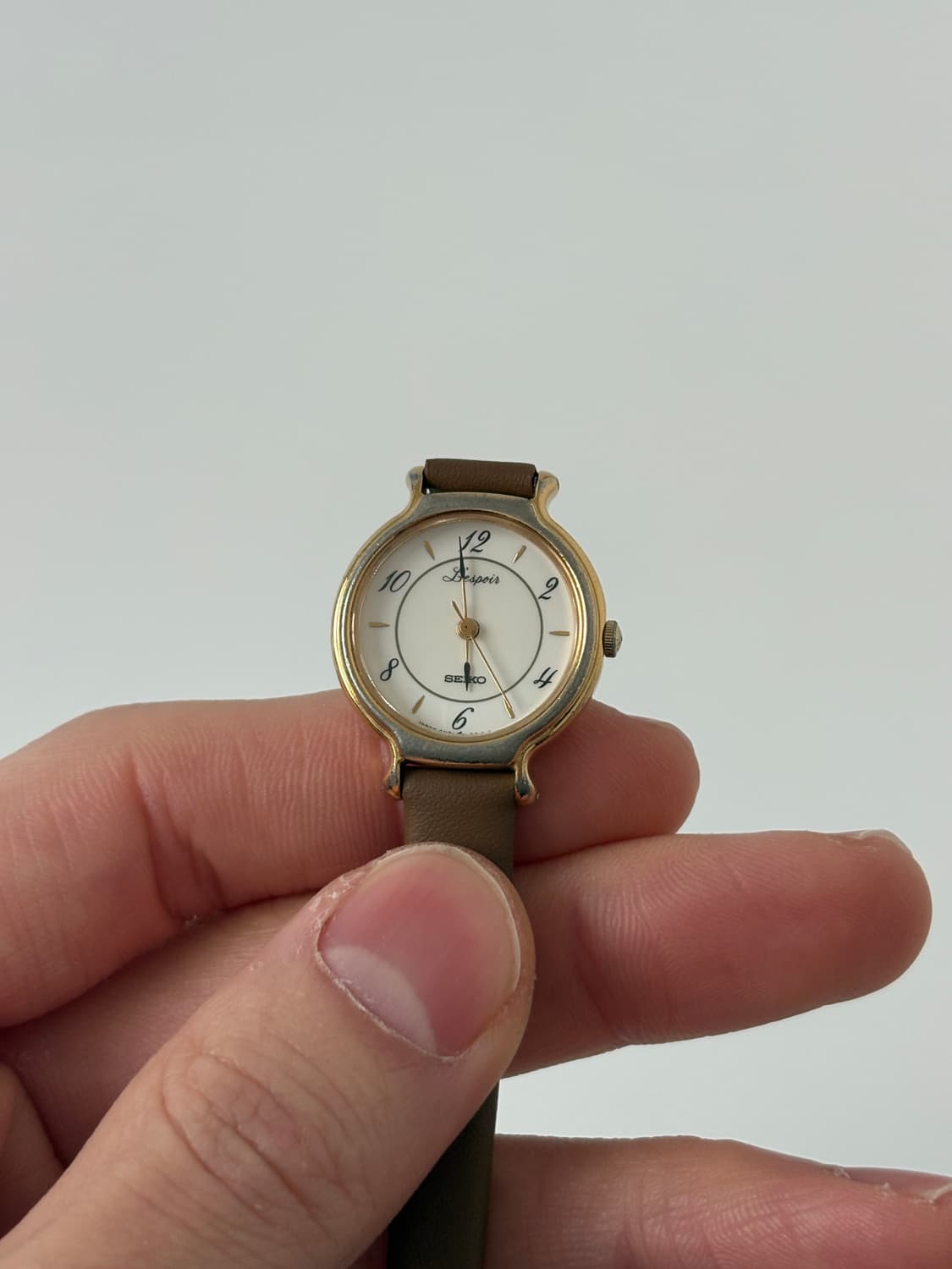 1990s Lespoir Gold Bezel Ladies Quartz 상품이미지2
