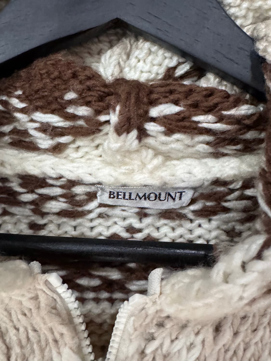 Bellmount 노르딕 코위찬 니트 후드집업  상품이미지5