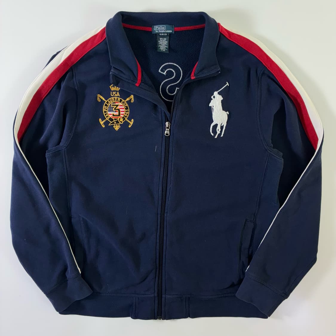 Polo  폴로 랄프로렌 빅포니 USA 사이드라인 집업  상품이미지1