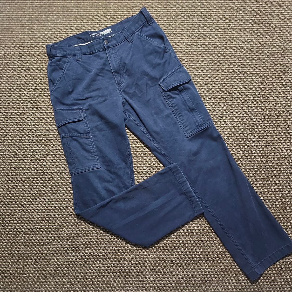 칼하트 카고 워크팬츠 네이비 상품이미지1