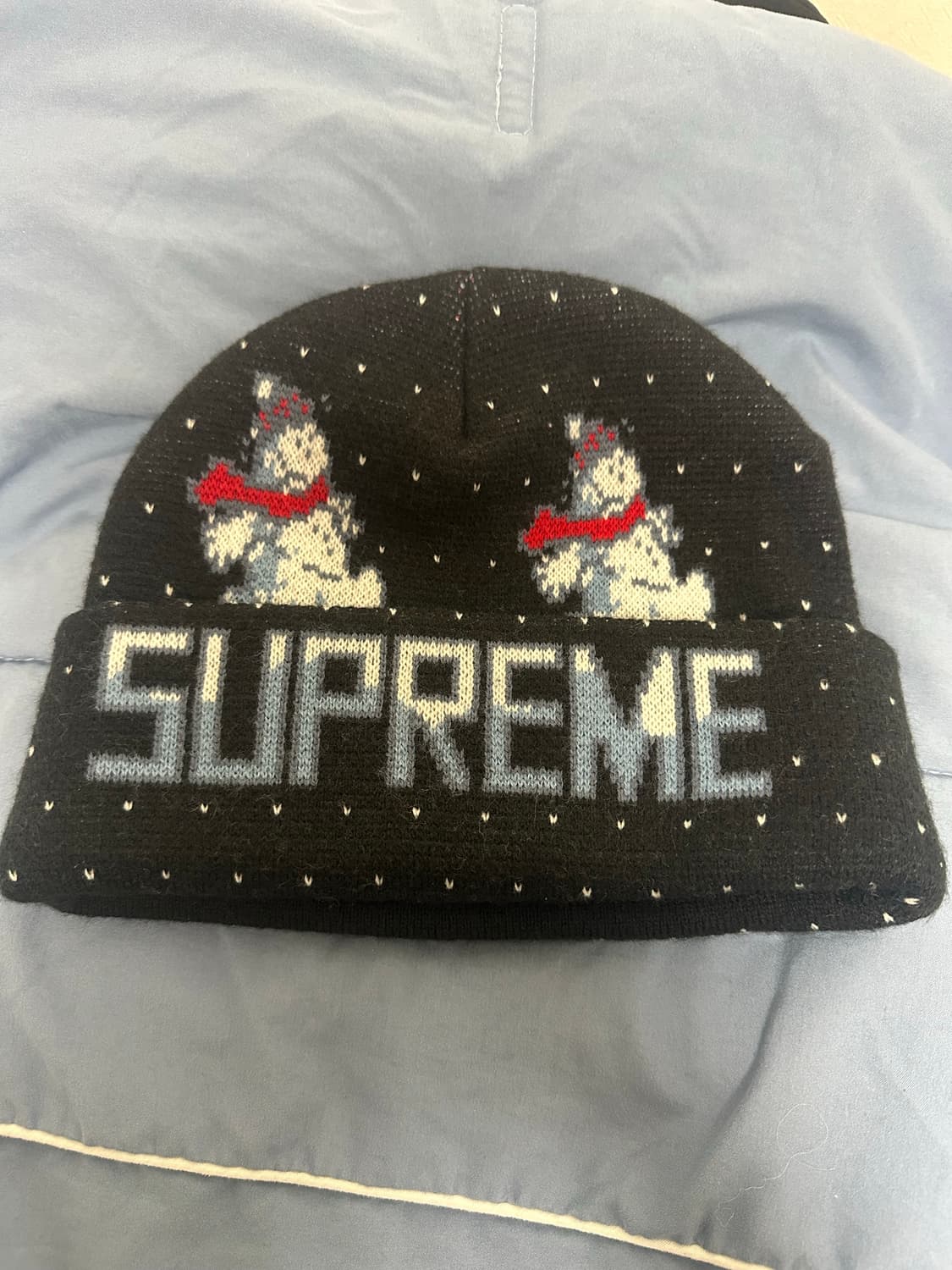 Supreme Snowman Beanie Black 슈프림 비니 상품이미지1