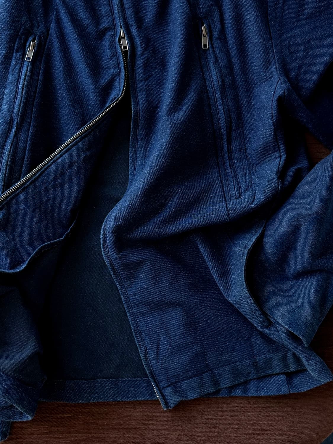 Mild cotton sweat 2way zip hood parka 상품이미지3