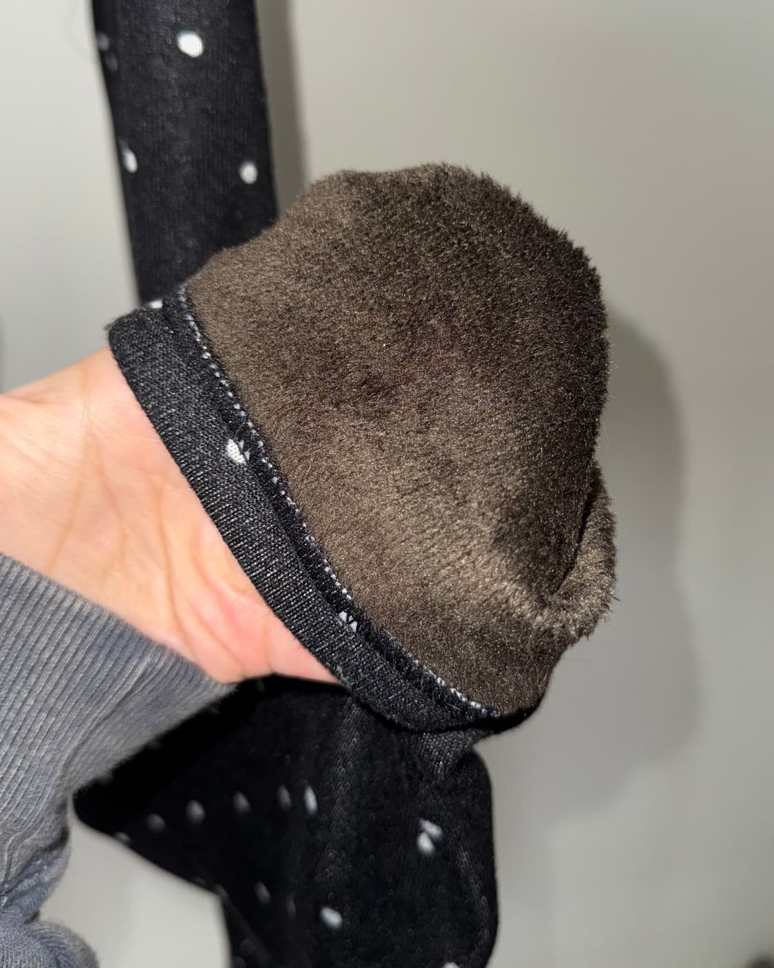 빈티지 도트 기모 스타킹 상품이미지4