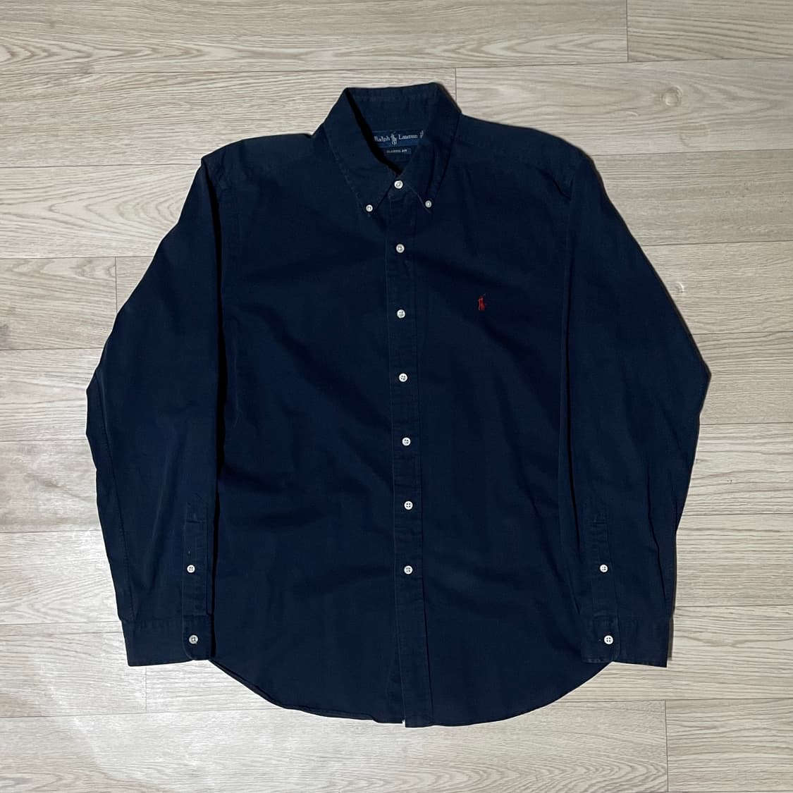 폴로 랄프로렌 셔츠 네이비 XL 상품이미지2