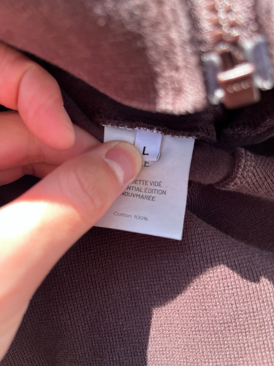 누마레 EE 후드집업 브라운 L 상품이미지3