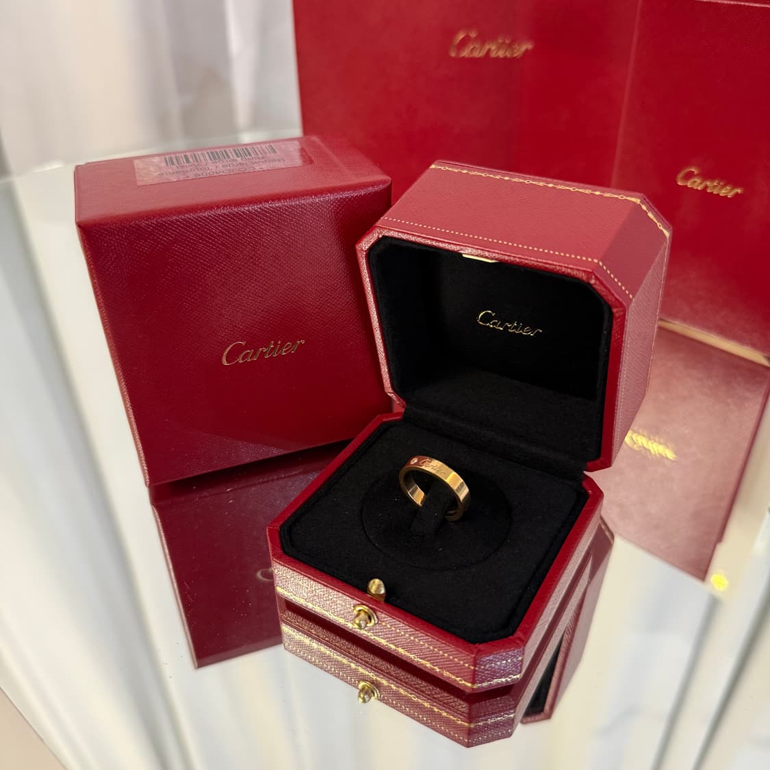 (53) 까르띠에 c드 1P 4mm 다이아 웨딩링 상품이미지7