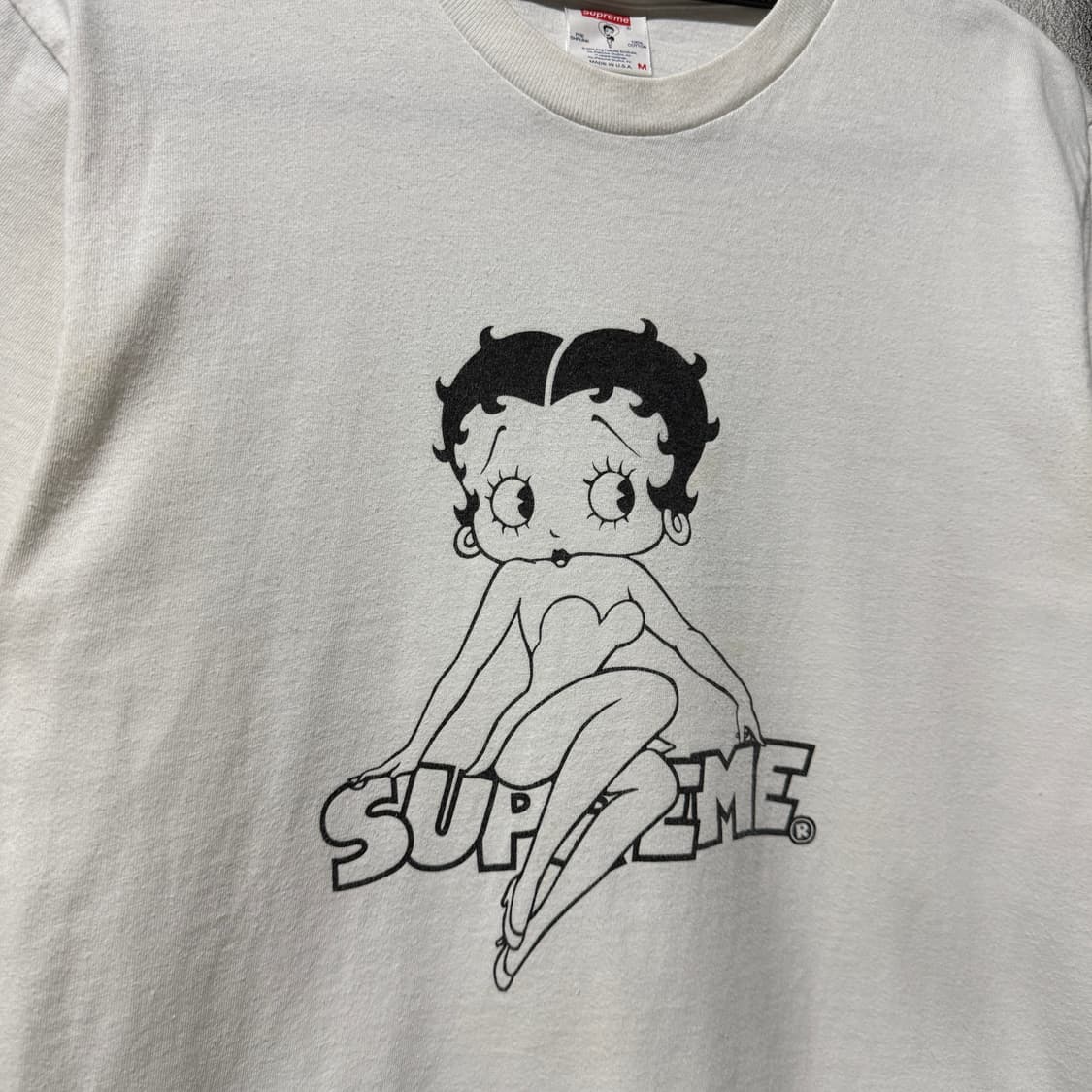 SS16 슈프림 x 베티붑 빅 프린팅 반팔 티셔츠 상품이미지3
