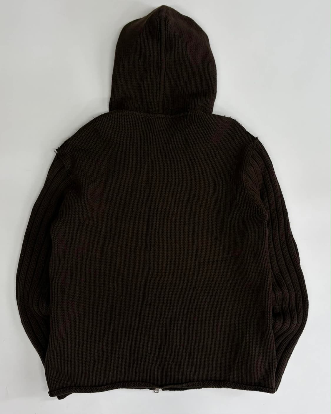 [L] 아르마니 익스체인지 스웨이드 니트 후드 집업 상품이미지2