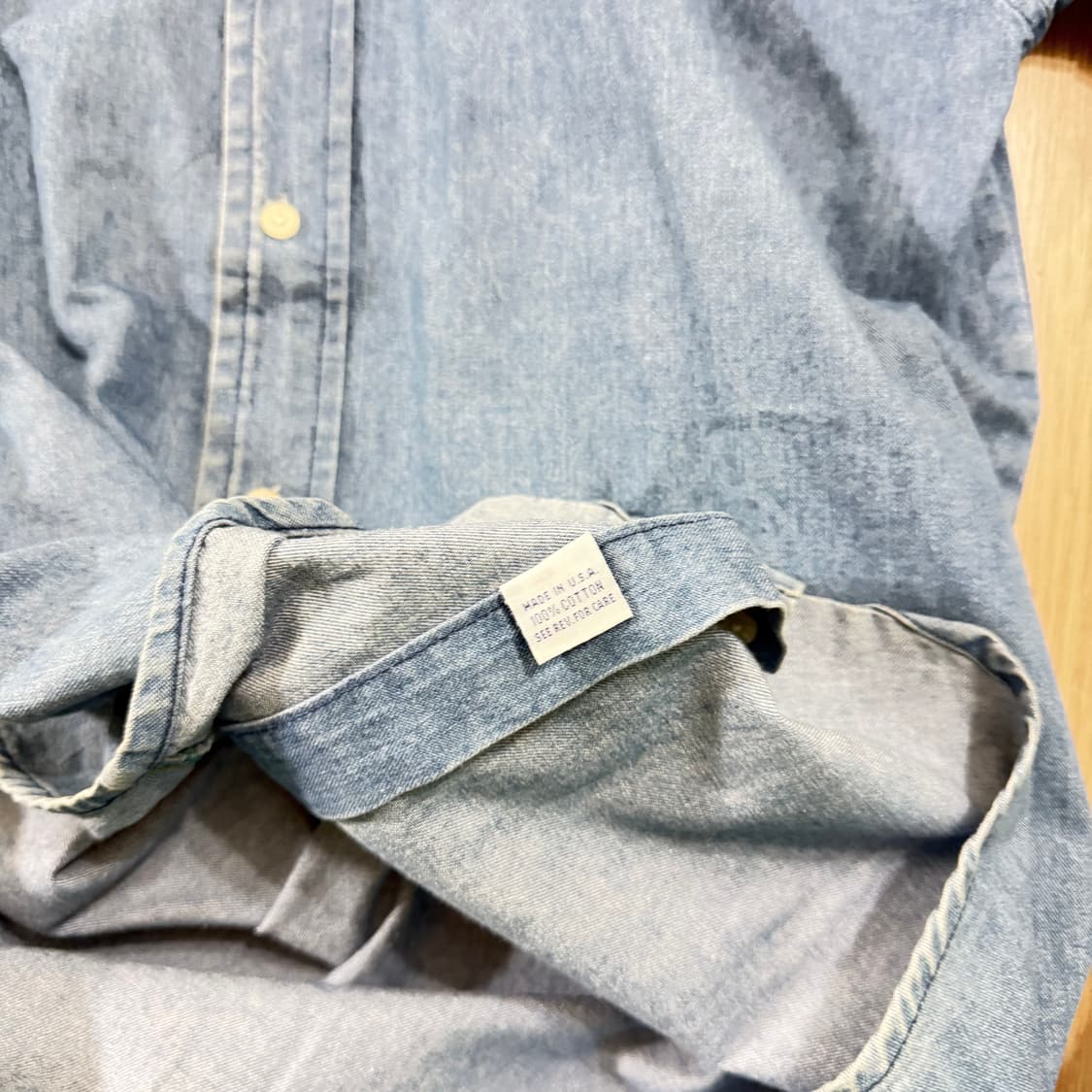 폴로랄프로렌 데님 반팔셔츠 레드포니 상품이미지4