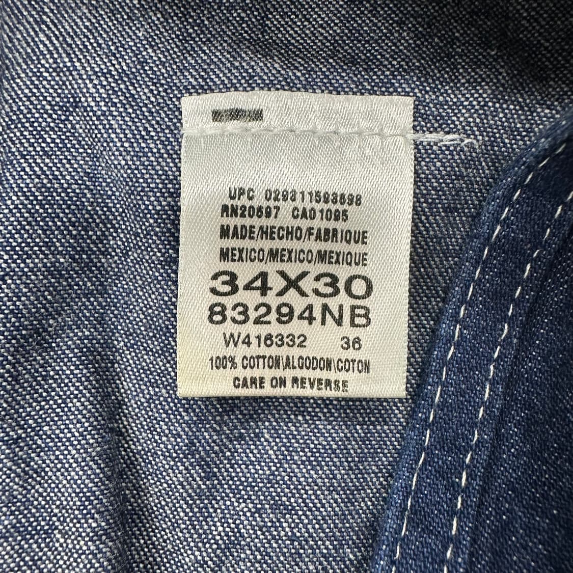 디키즈 데님 오버롤 상품이미지4