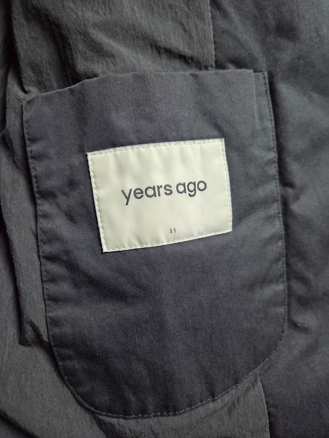 이얼즈어고 패딩 피코트 블랙 2 상품이미지3