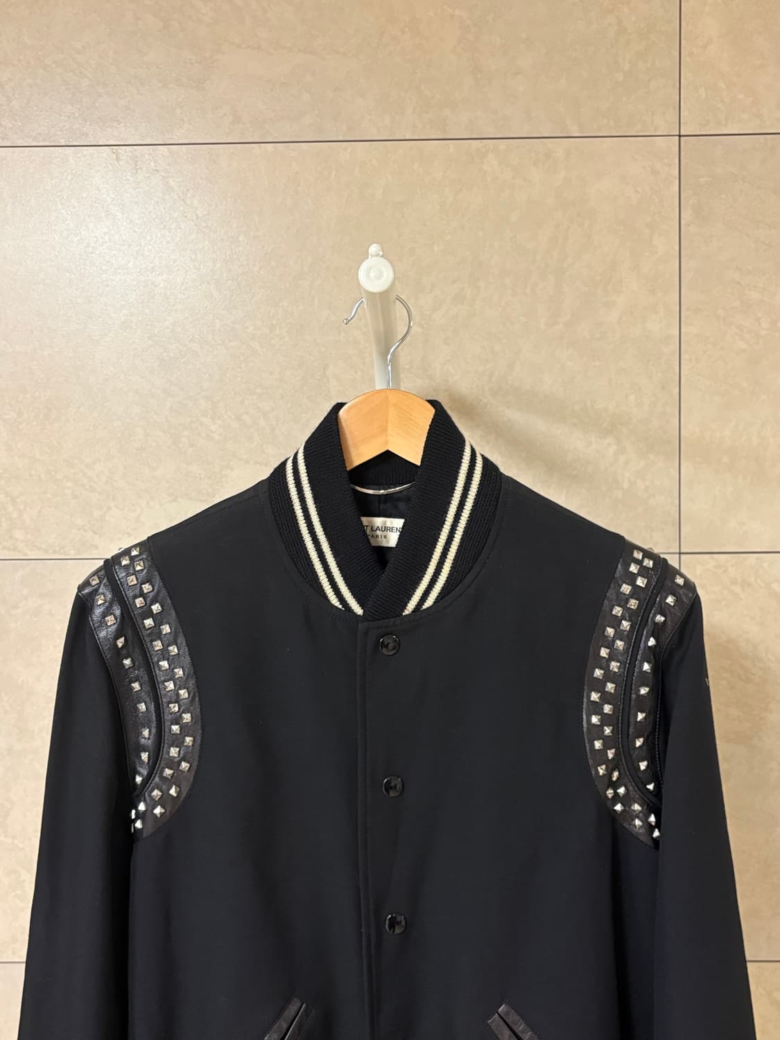 생로랑 16ss 스터드 테디 자켓 상품이미지2