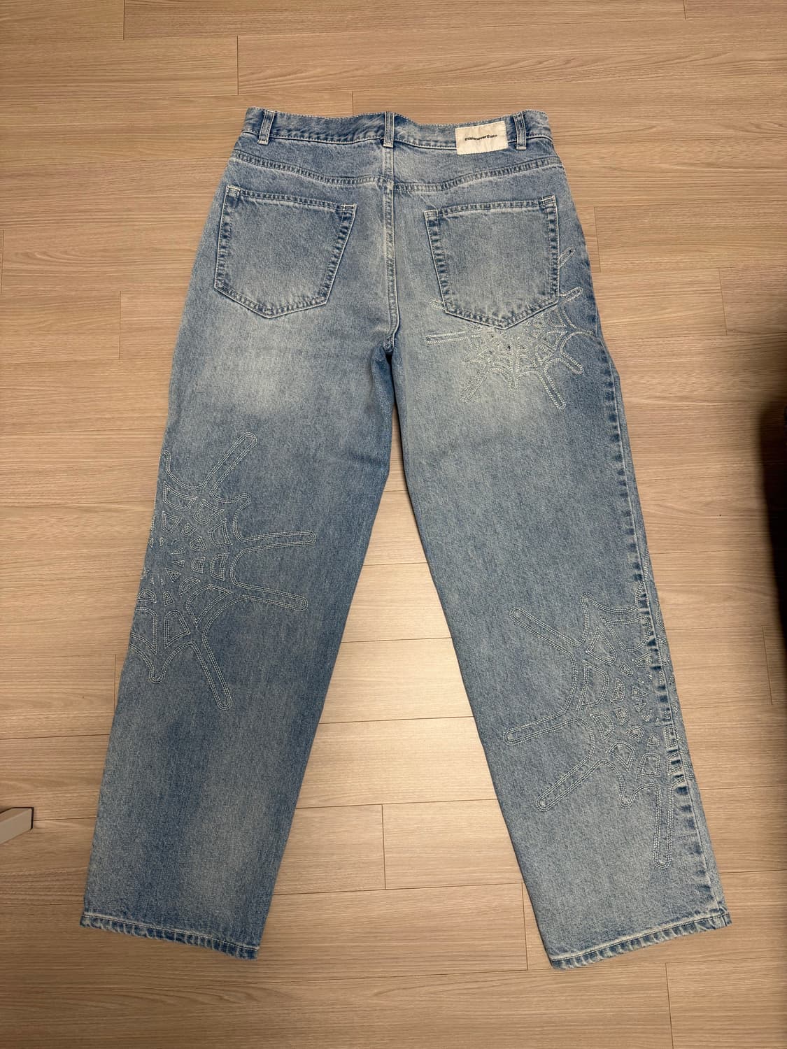 디스이즈네버댓 Web Embroidery 청바지 L 상품이미지3