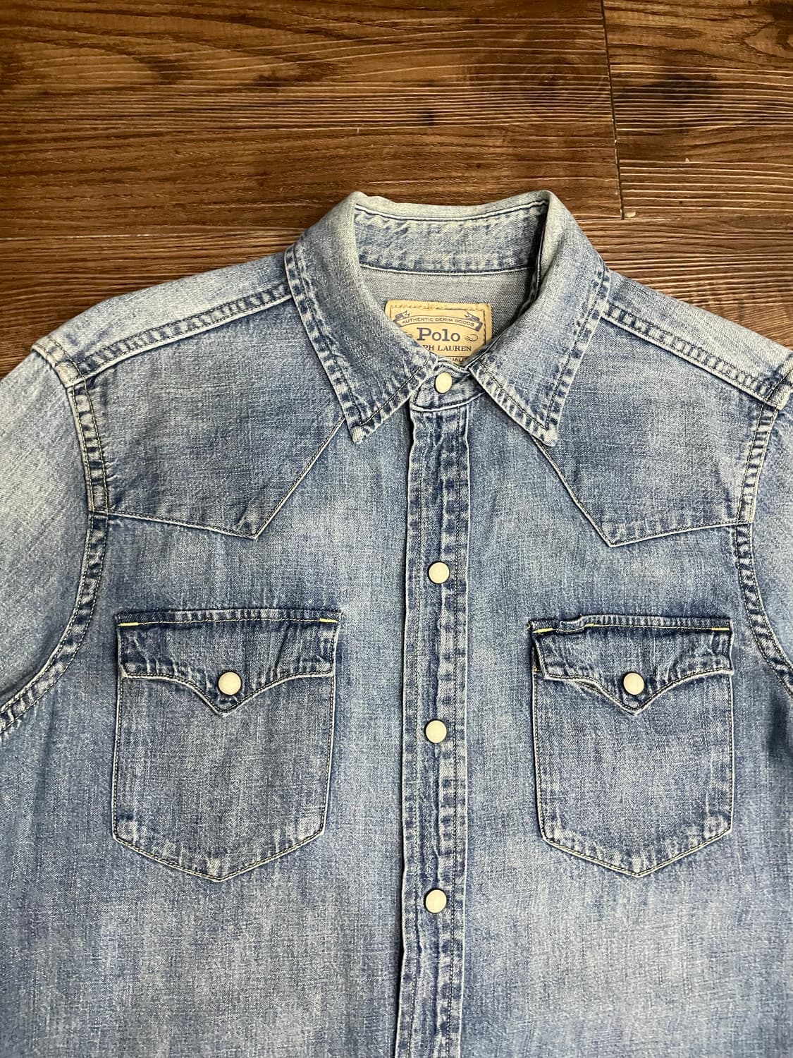 폴로 랄프로렌 데님 웨스턴 셔츠 상품이미지2