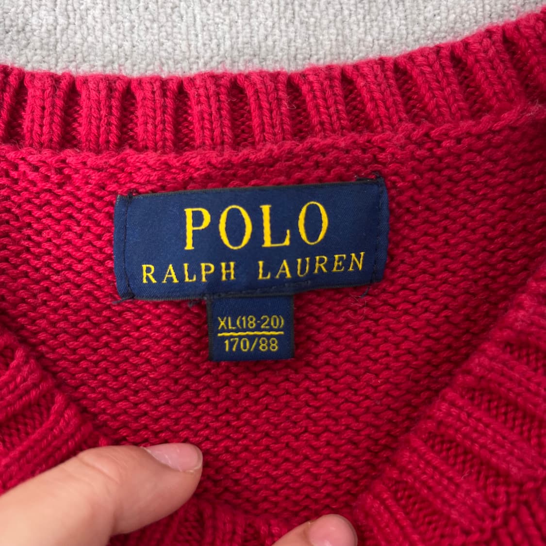 95 폴로랄프로렌 스트라이프 코튼 니트 상품이미지4