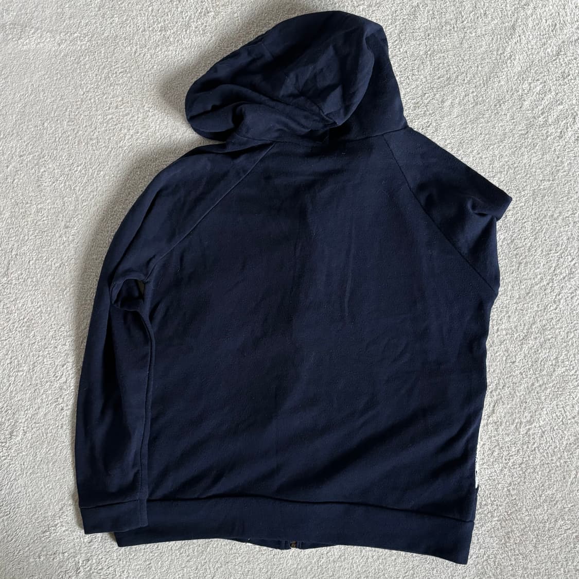 일본빈티지 sorridere 네이비 레이스포인트 후드집업 상품이미지5