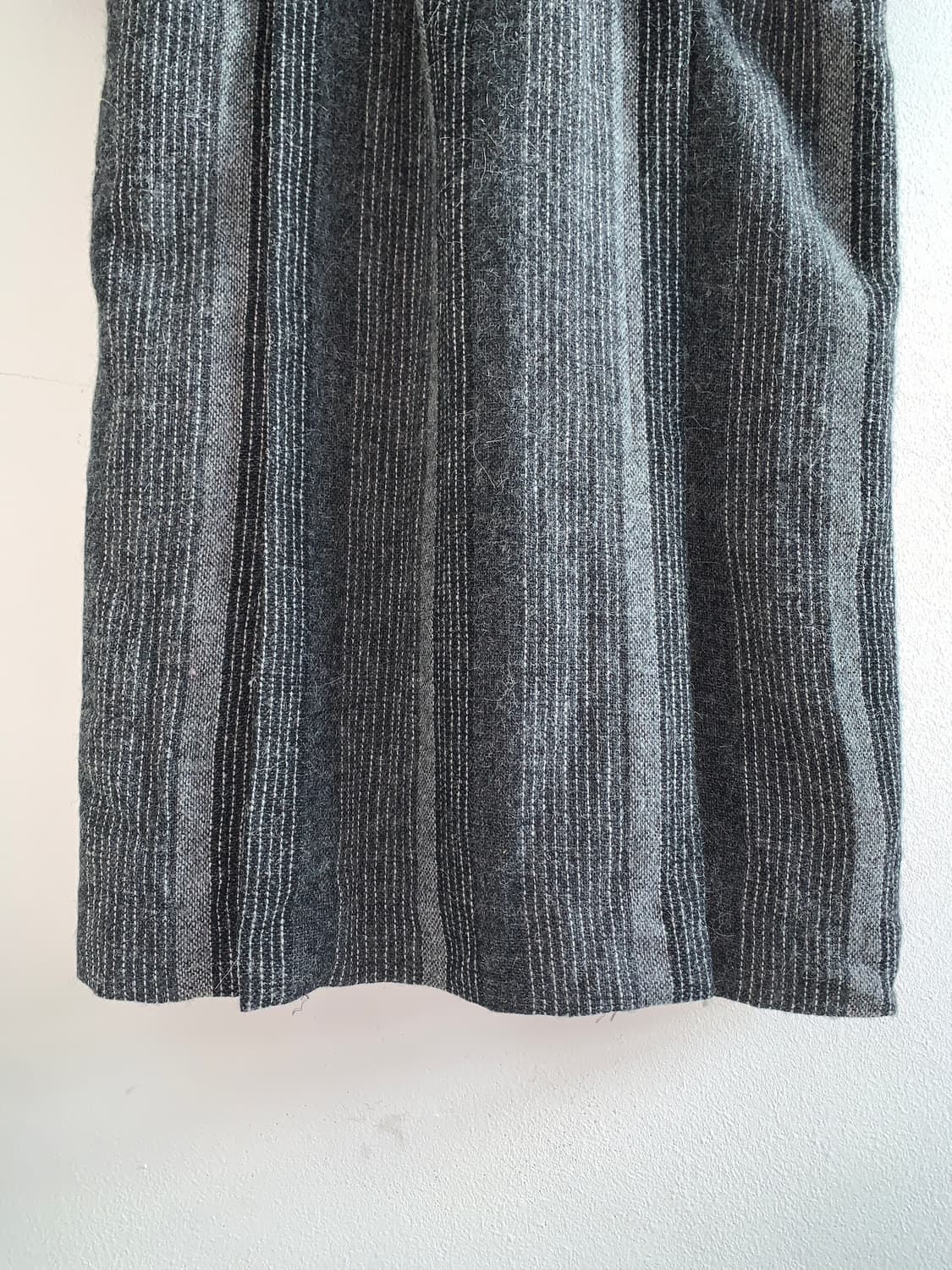 Wool check button dress 상품이미지5