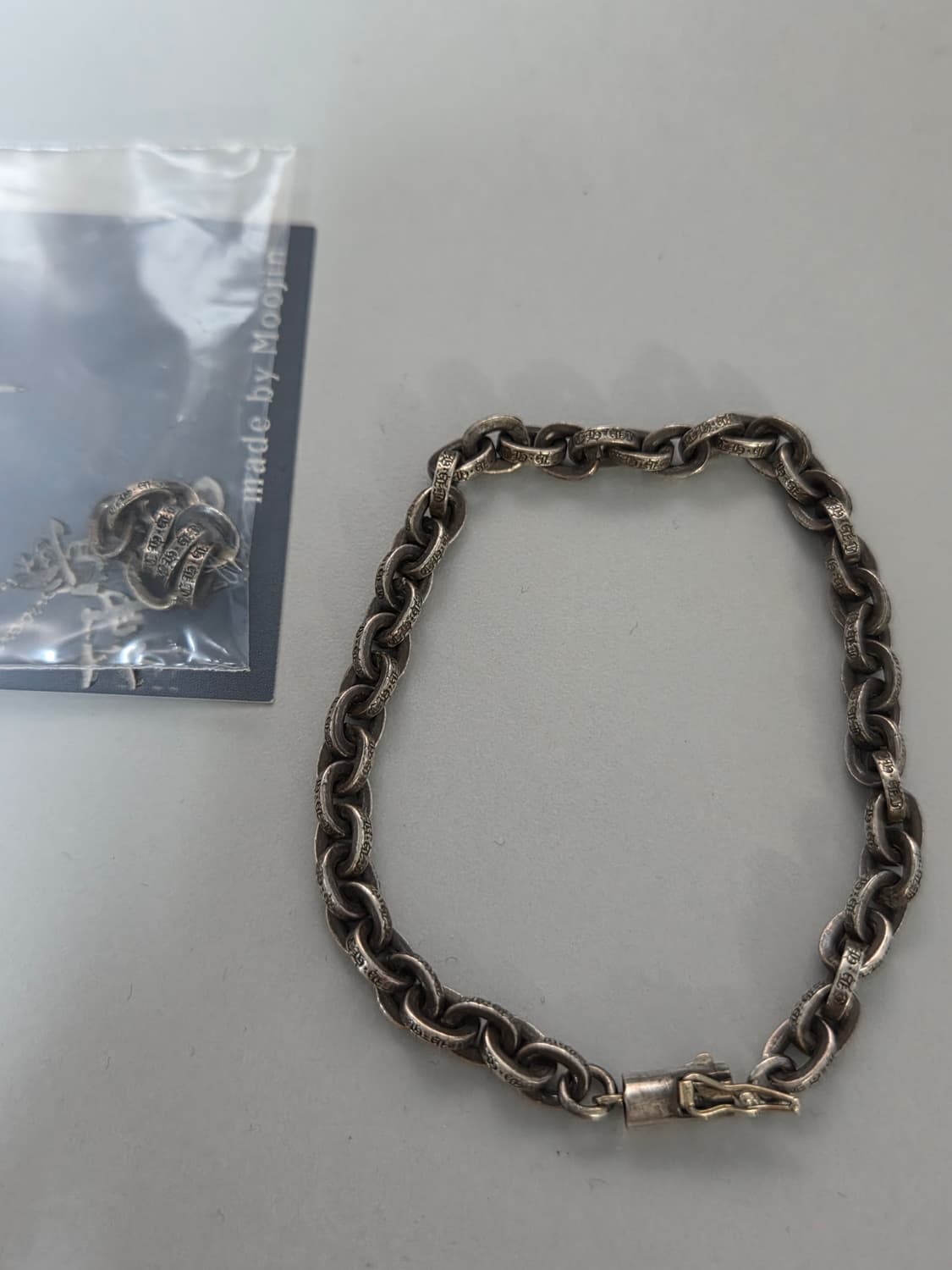 크롬하츠 페이퍼체인 스몰 팔찌 상품이미지4