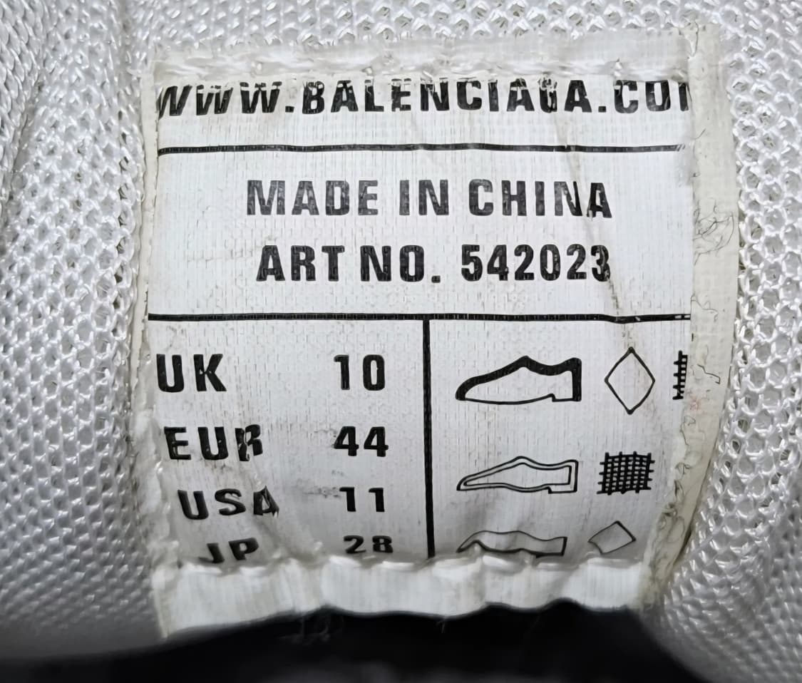발렌시아가 트랙 270 ~ 275 패널드 화이트 스니커즈 SB78 상품이미지6