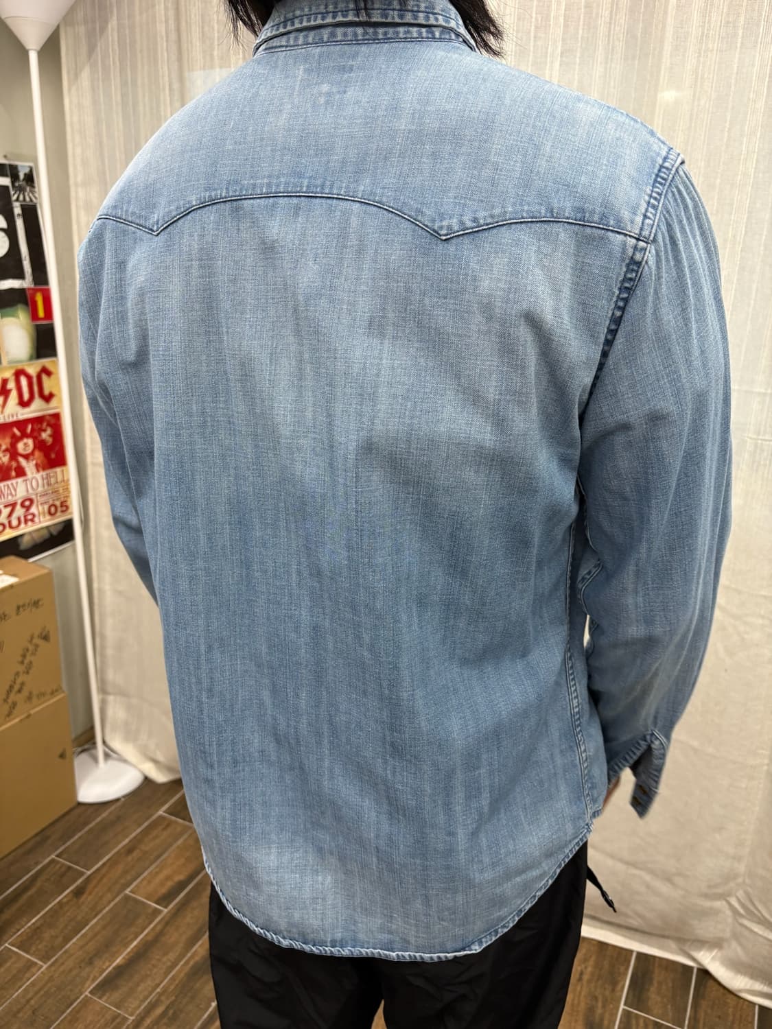 리바이스 웨스턴 중청 데님 셔츠 상품이미지2