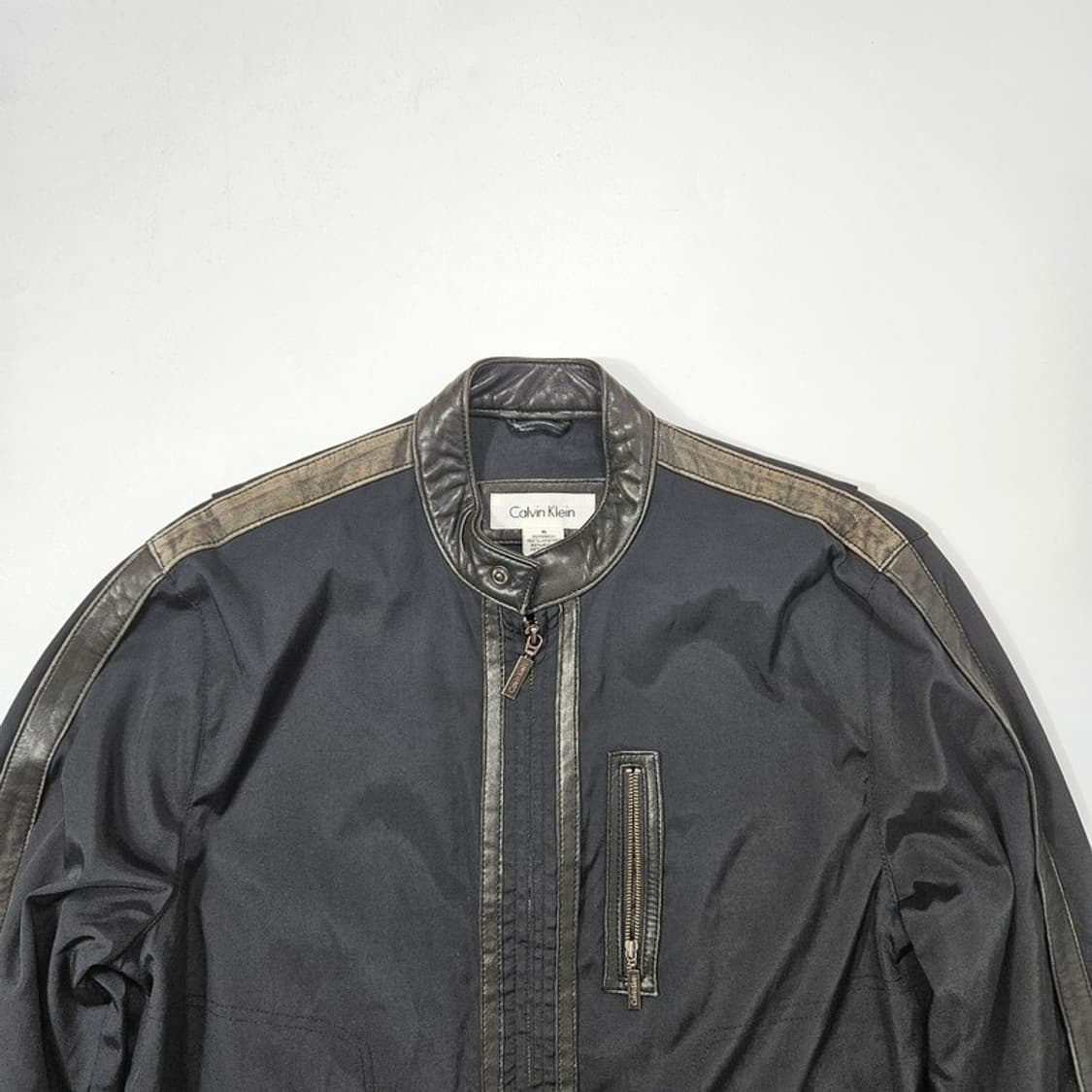 캘빈클라인 리얼레더 나일론 자켓 S 상품이미지3