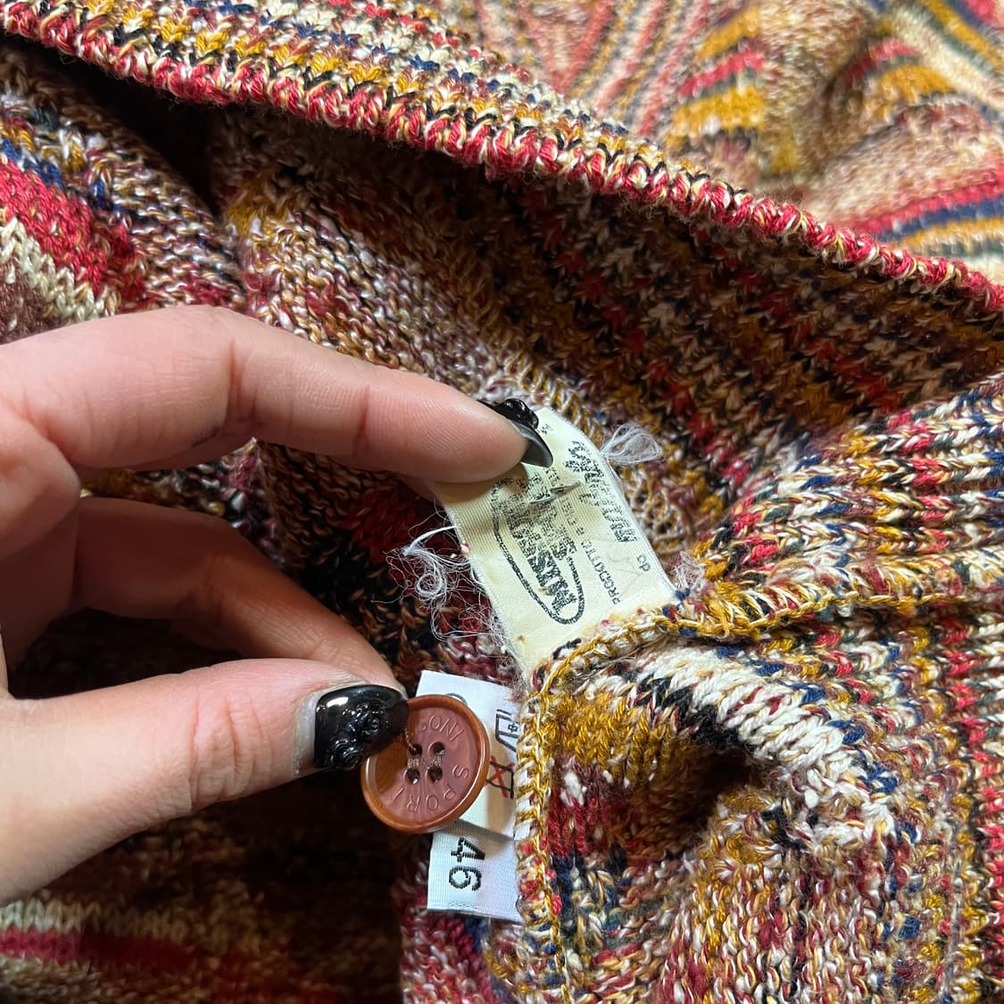 미쏘니 스포츠 니트 가디건 상품이미지4