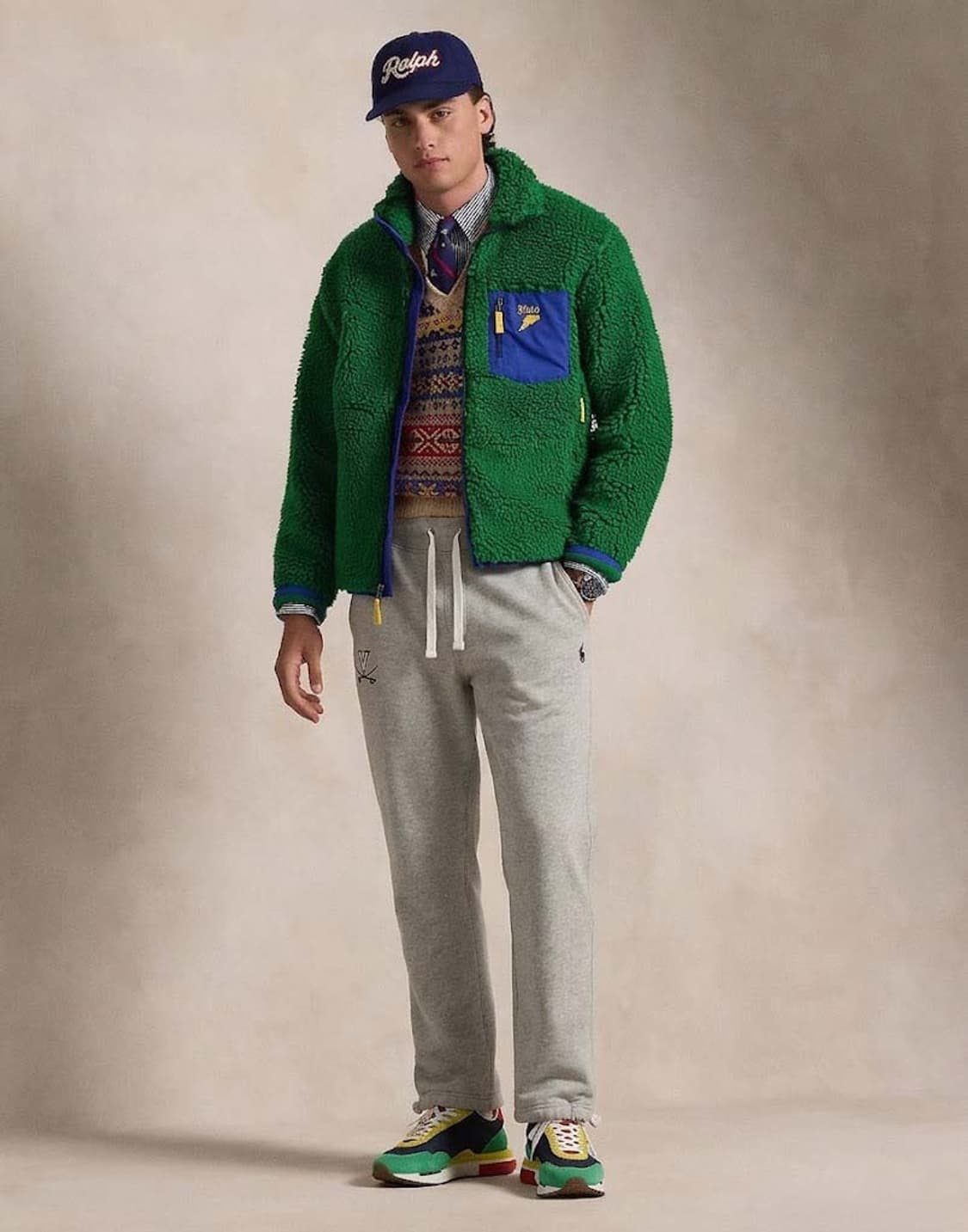 폴로 랄프로렌 버지니아 엠브로이더리 멜란지 스웻팬츠 상품이미지4